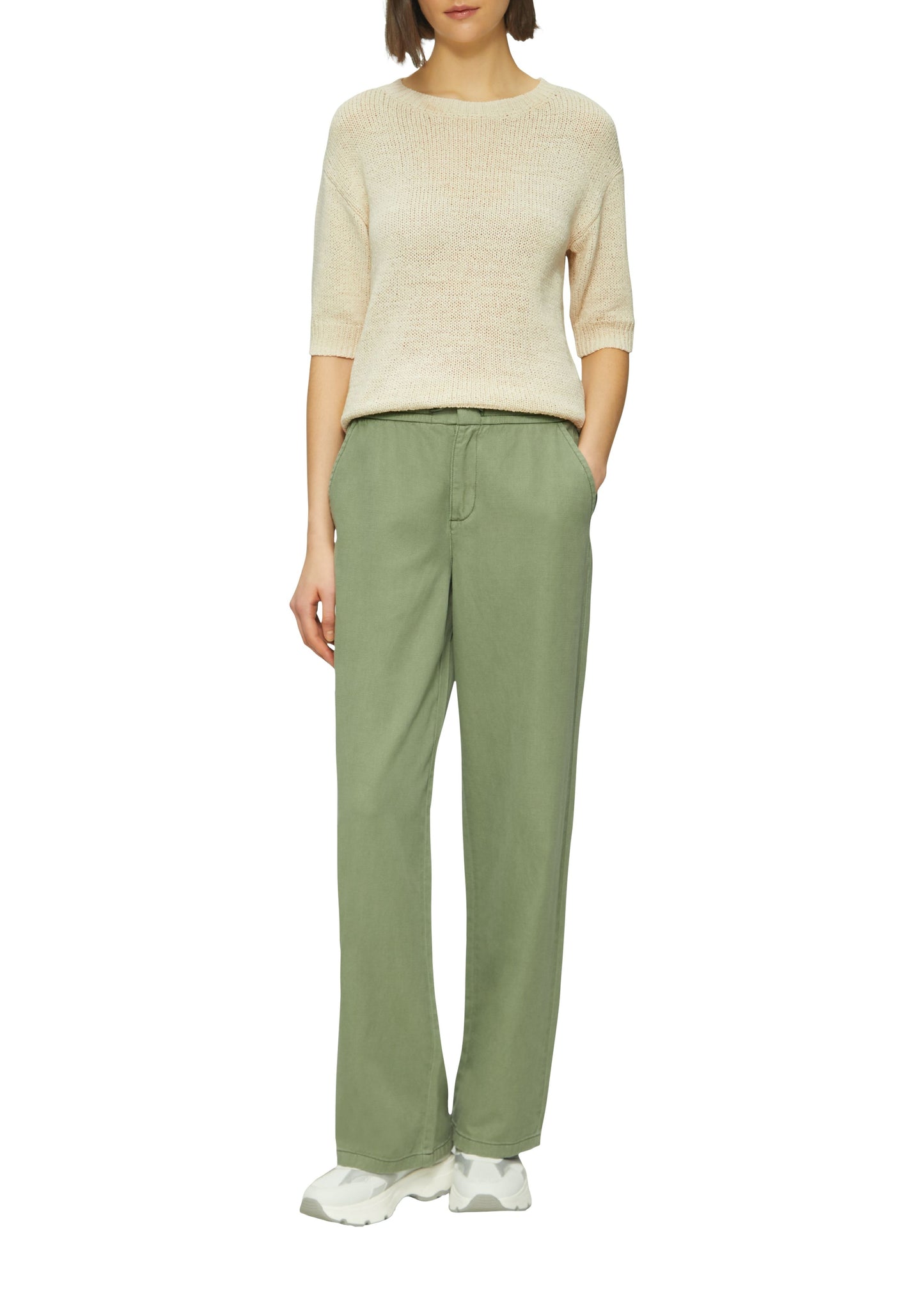 s. Oliver Damen Pullover beige