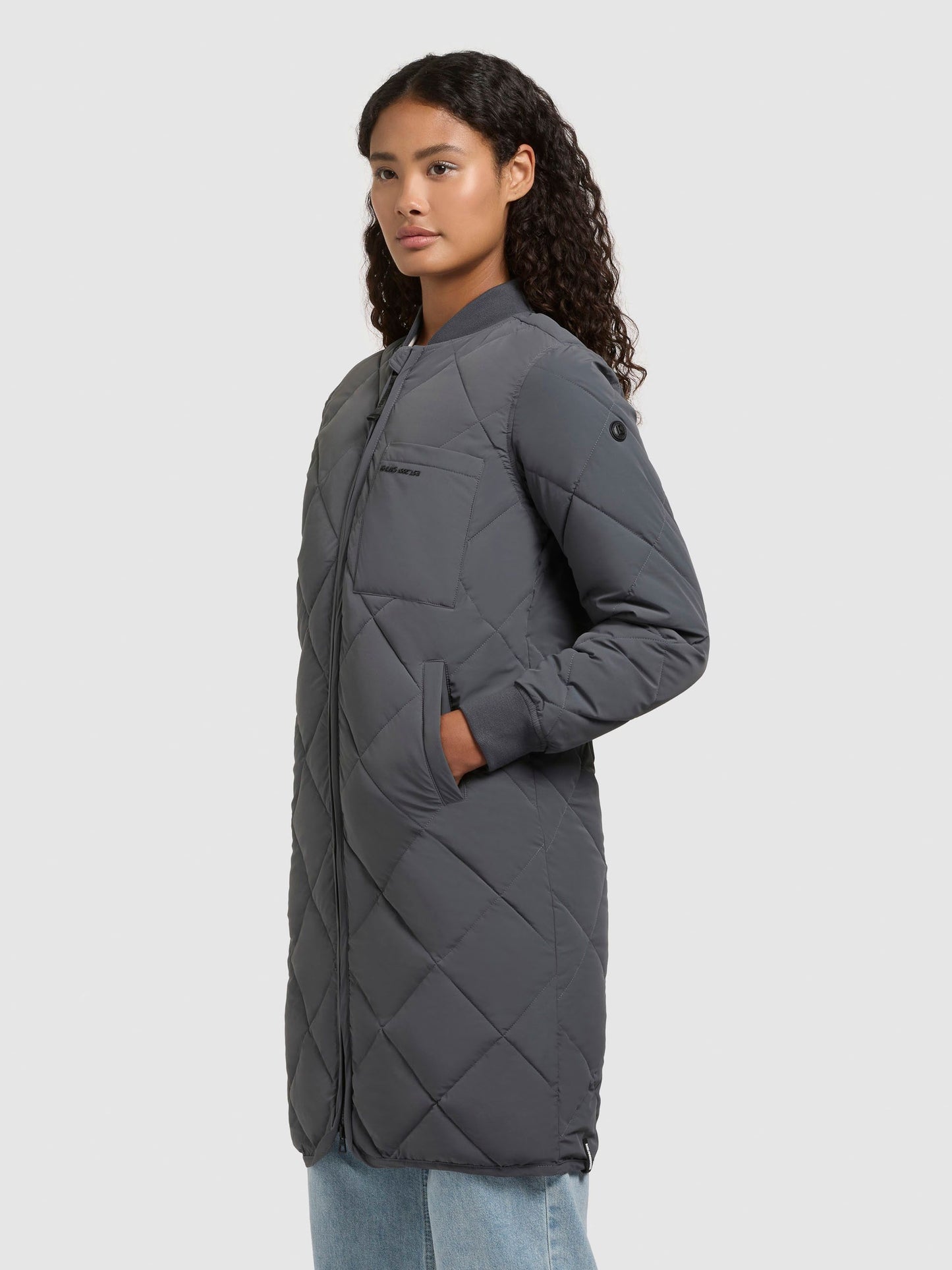 Khujo Damen Jacke Ymal blau