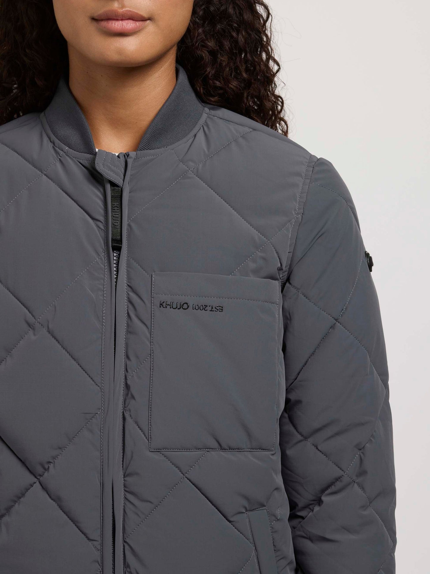 Khujo Damen Jacke Ymal blau