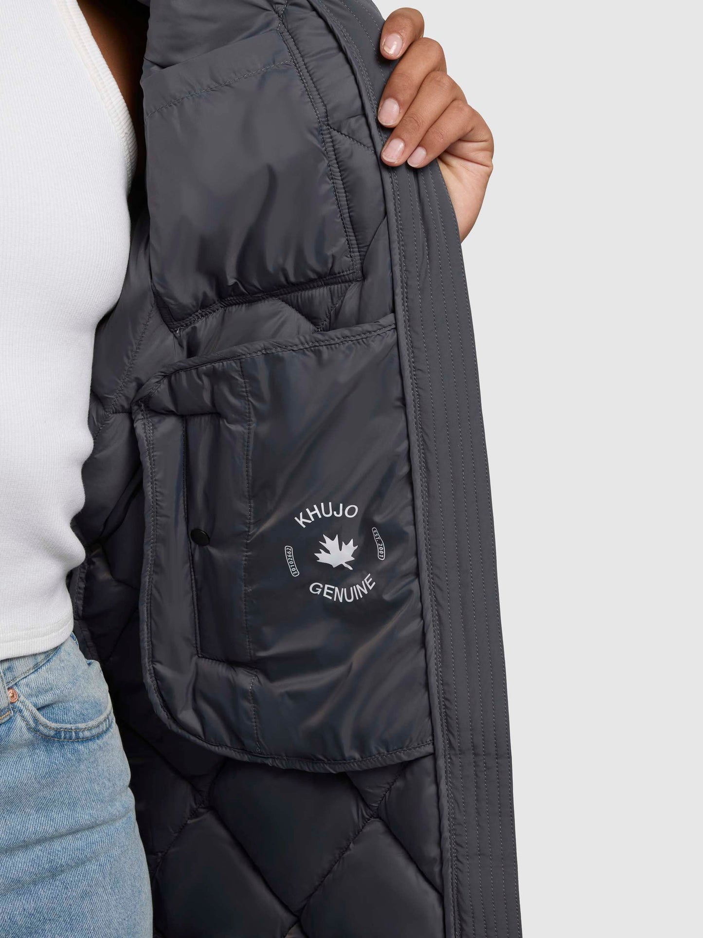 Khujo Damen Jacke Ymal blau