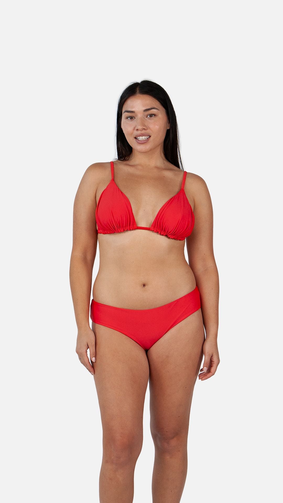 Barts Damen Bikinioberteil Kelli Gathered Triangle rot