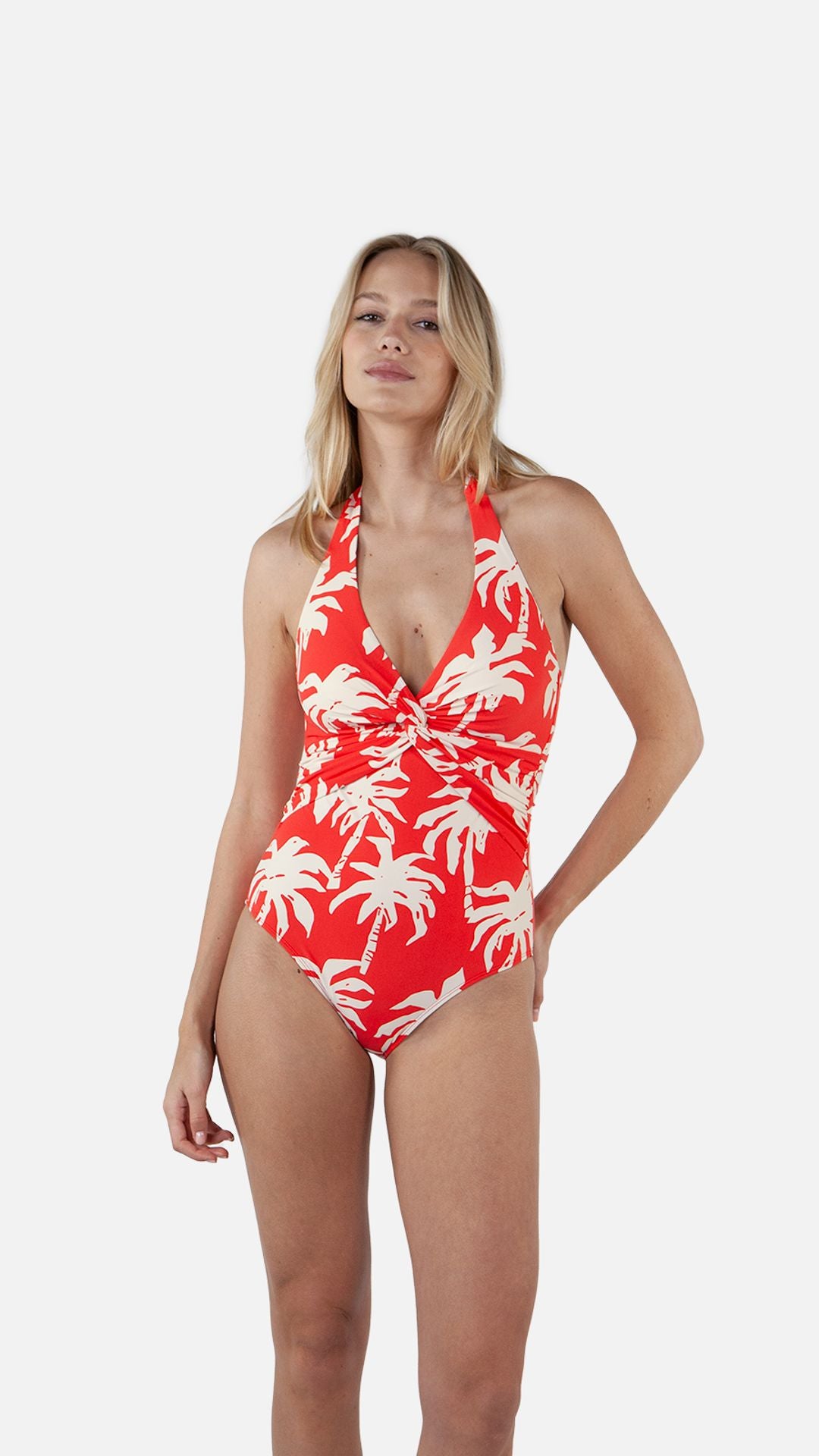Barts Damen Badeanzug Norri Halter Shaping One Piece 44 rot