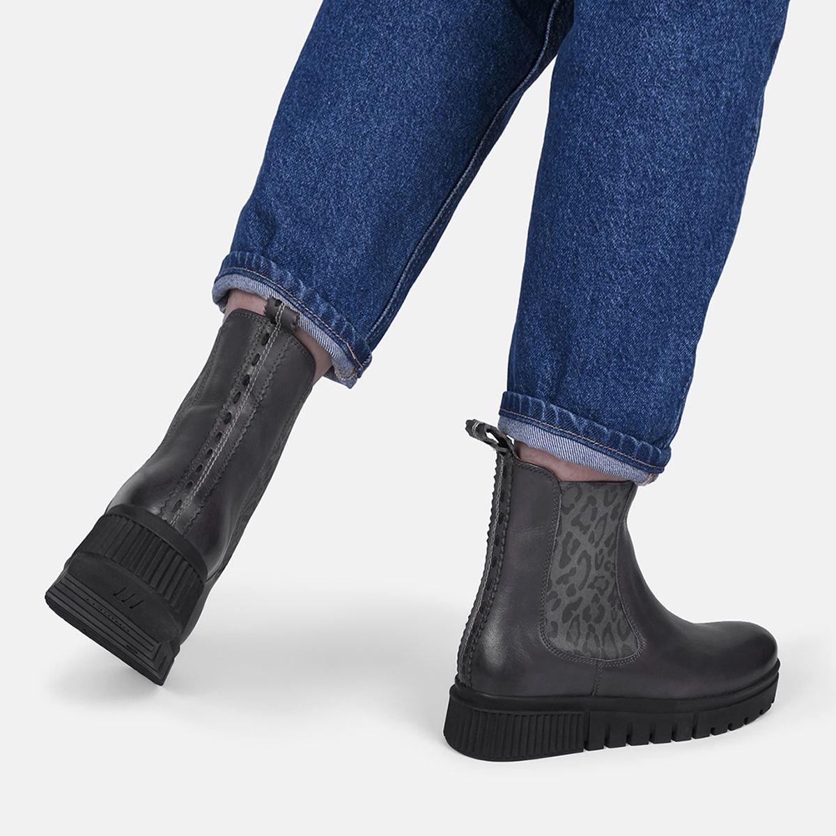 Zwillingsherz Damen Schuh Naelle braun