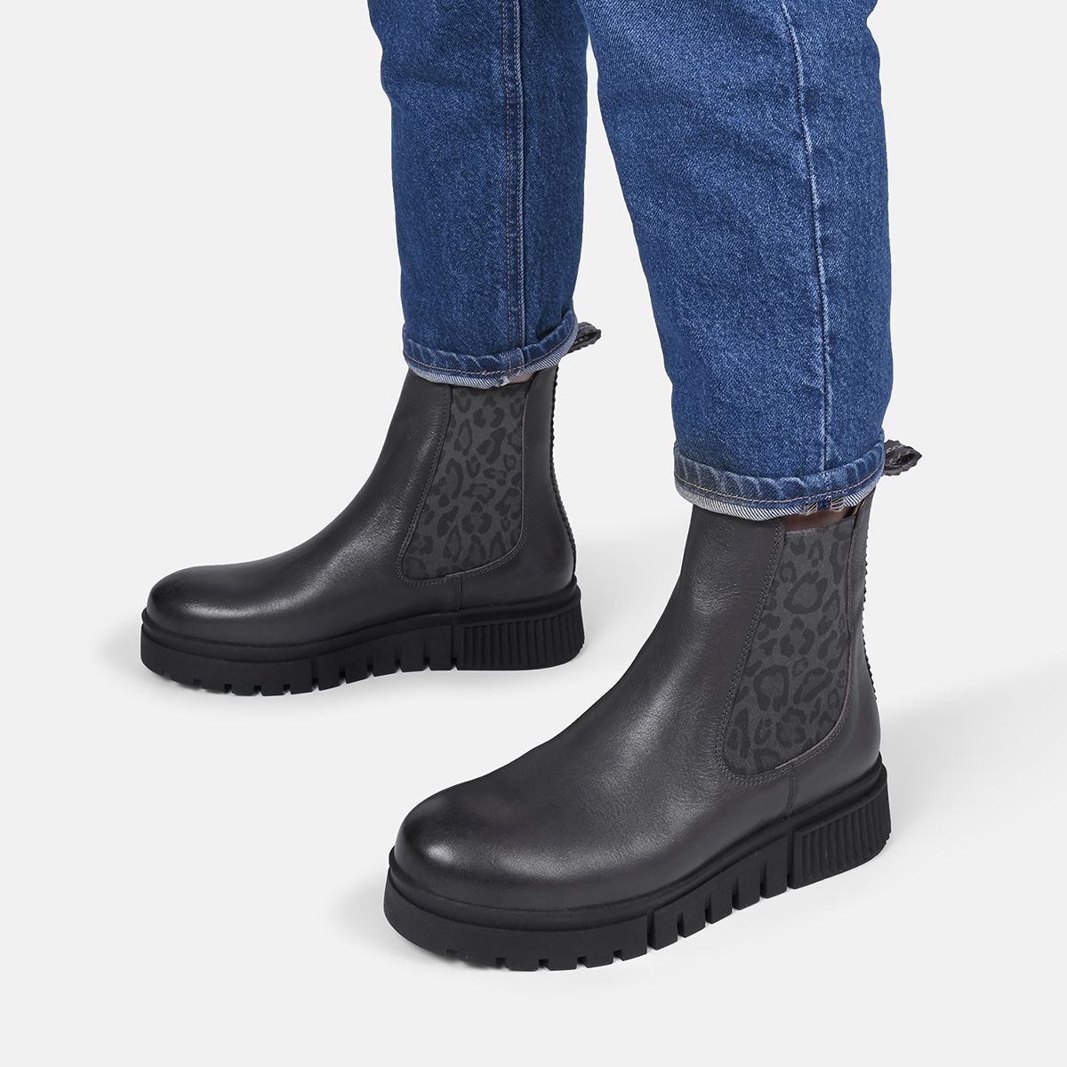 Zwillingsherz Damen Schuh Naelle braun