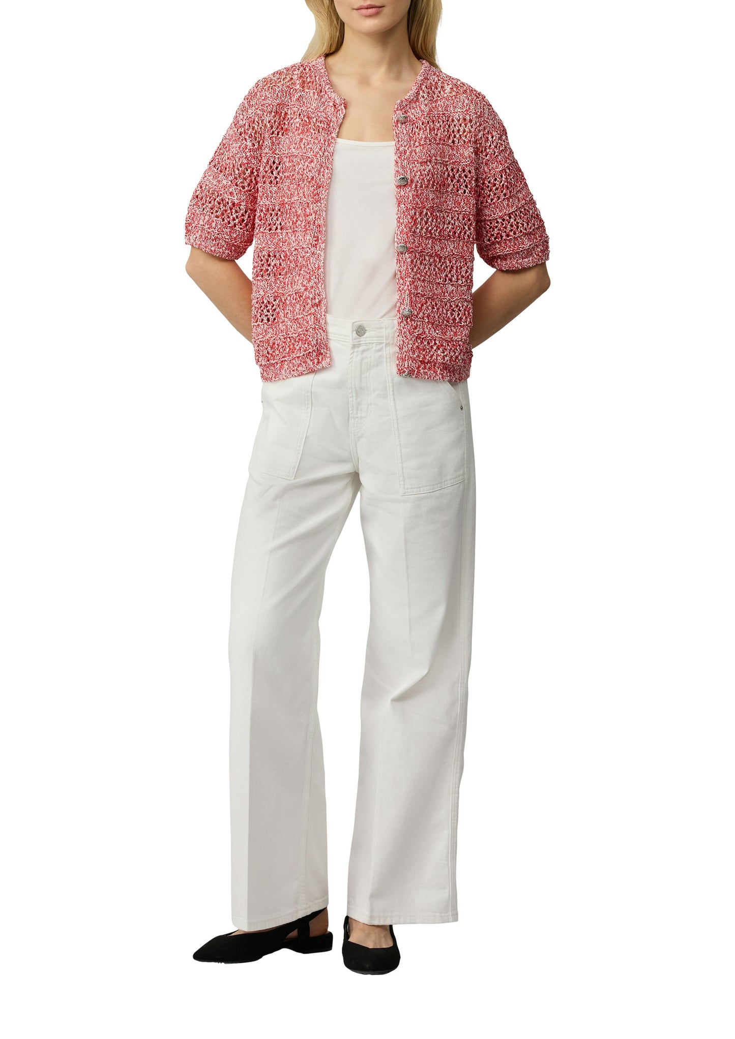 s.Oliver Damen Strickjacke rot