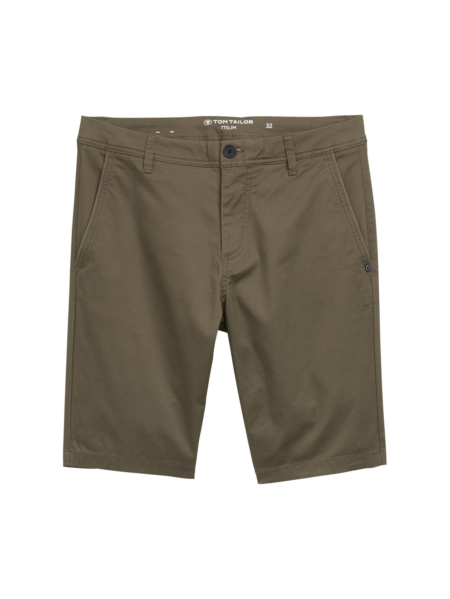 Tom Tailor Herren Slim Chino Shorts grün