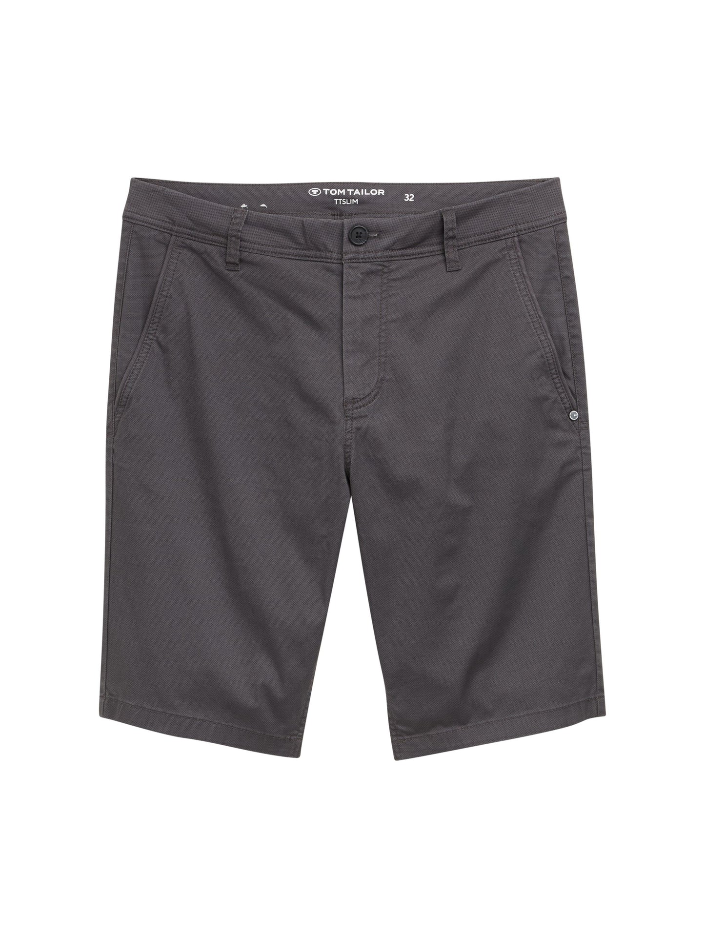 Tom Tailor Herren Slim Chino Shorts grau