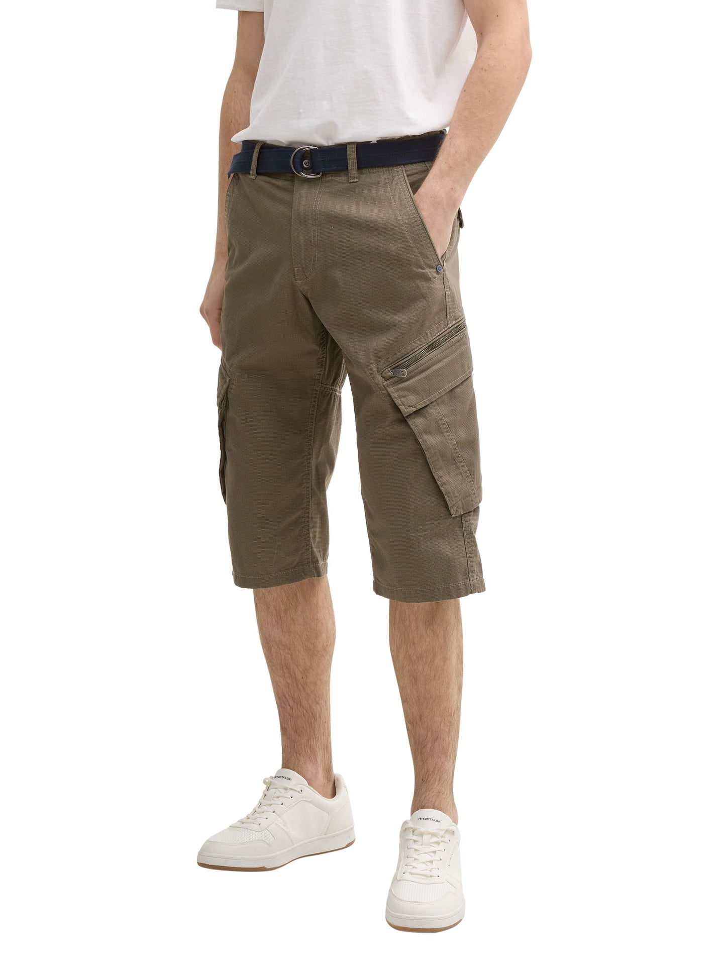 Tom Tailor Herren Cargo Shorts grün