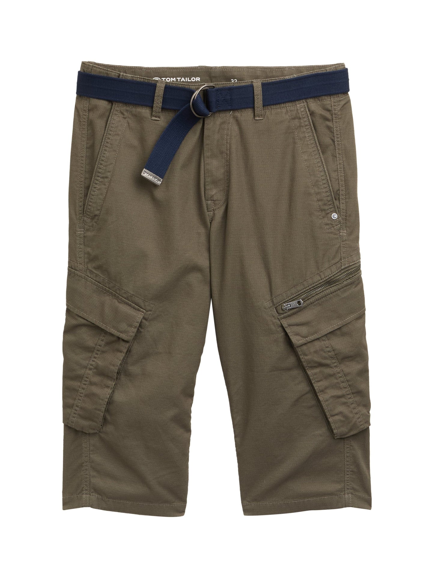Tom Tailor Herren Cargo Shorts grün