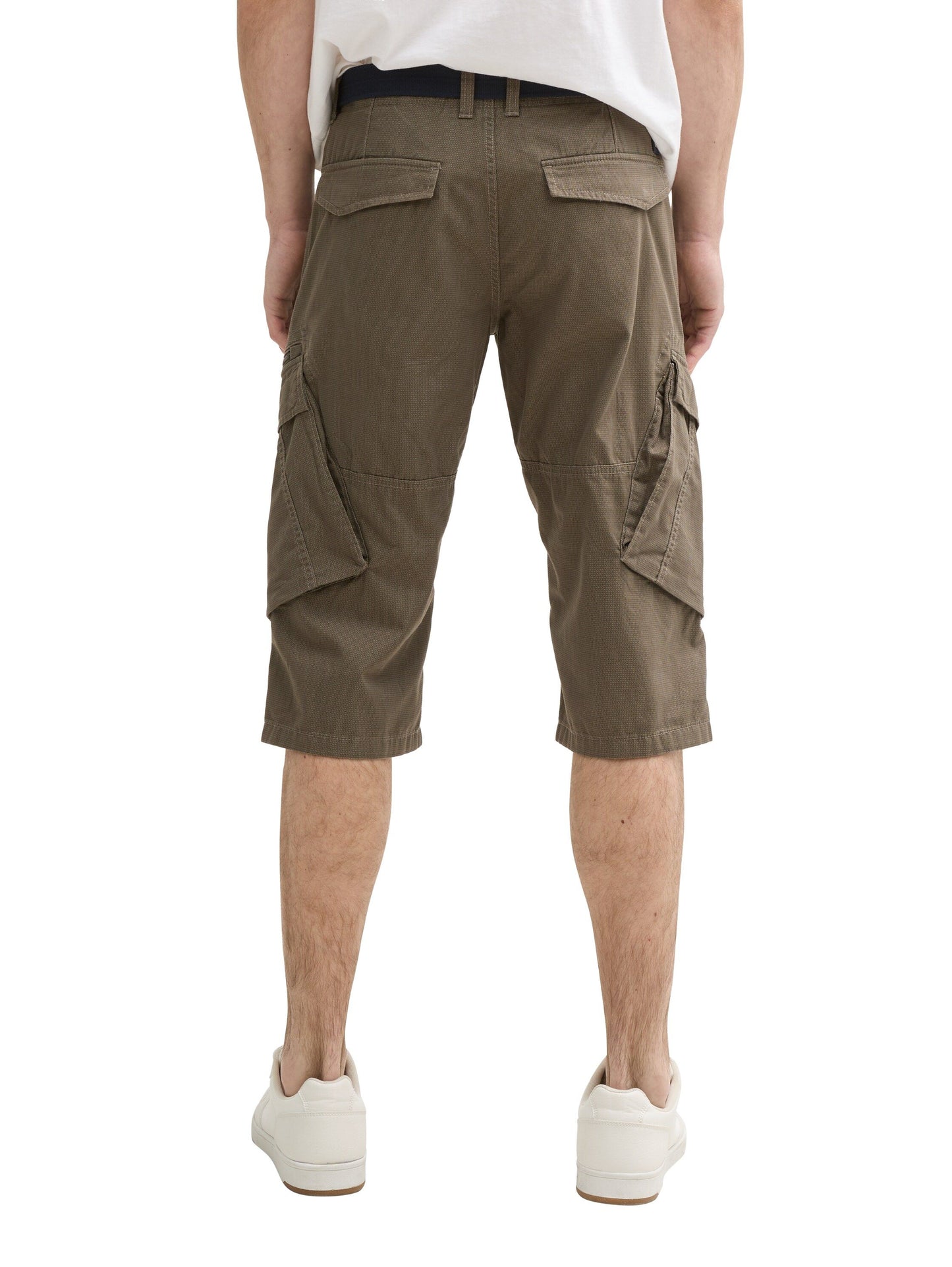Tom Tailor Herren Cargo Shorts grün