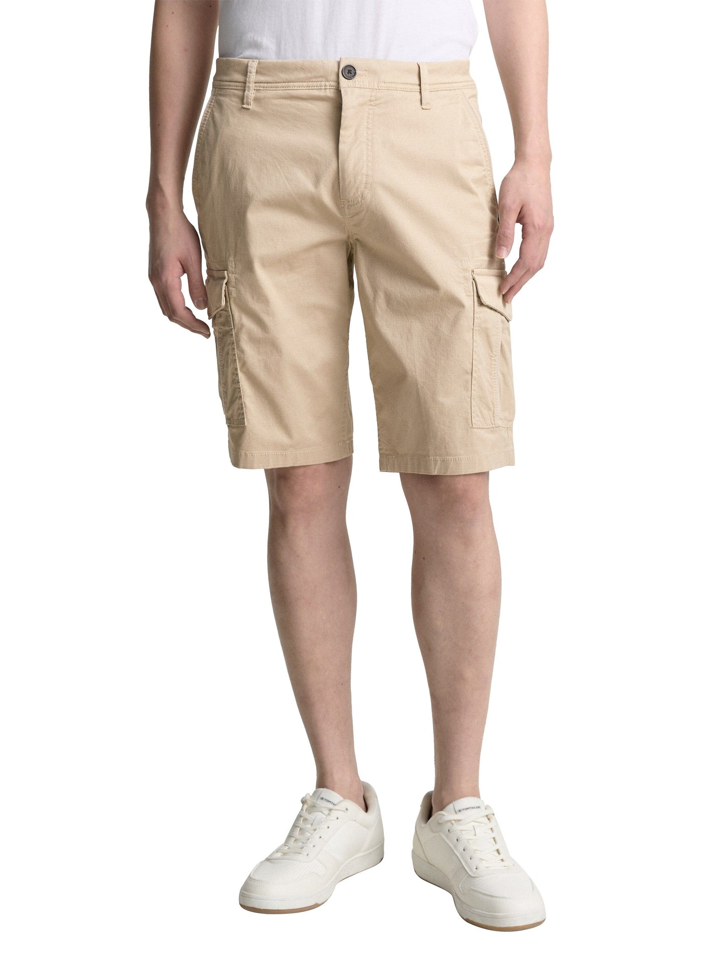 Tom Tailor Herren Cargo Shorts beige