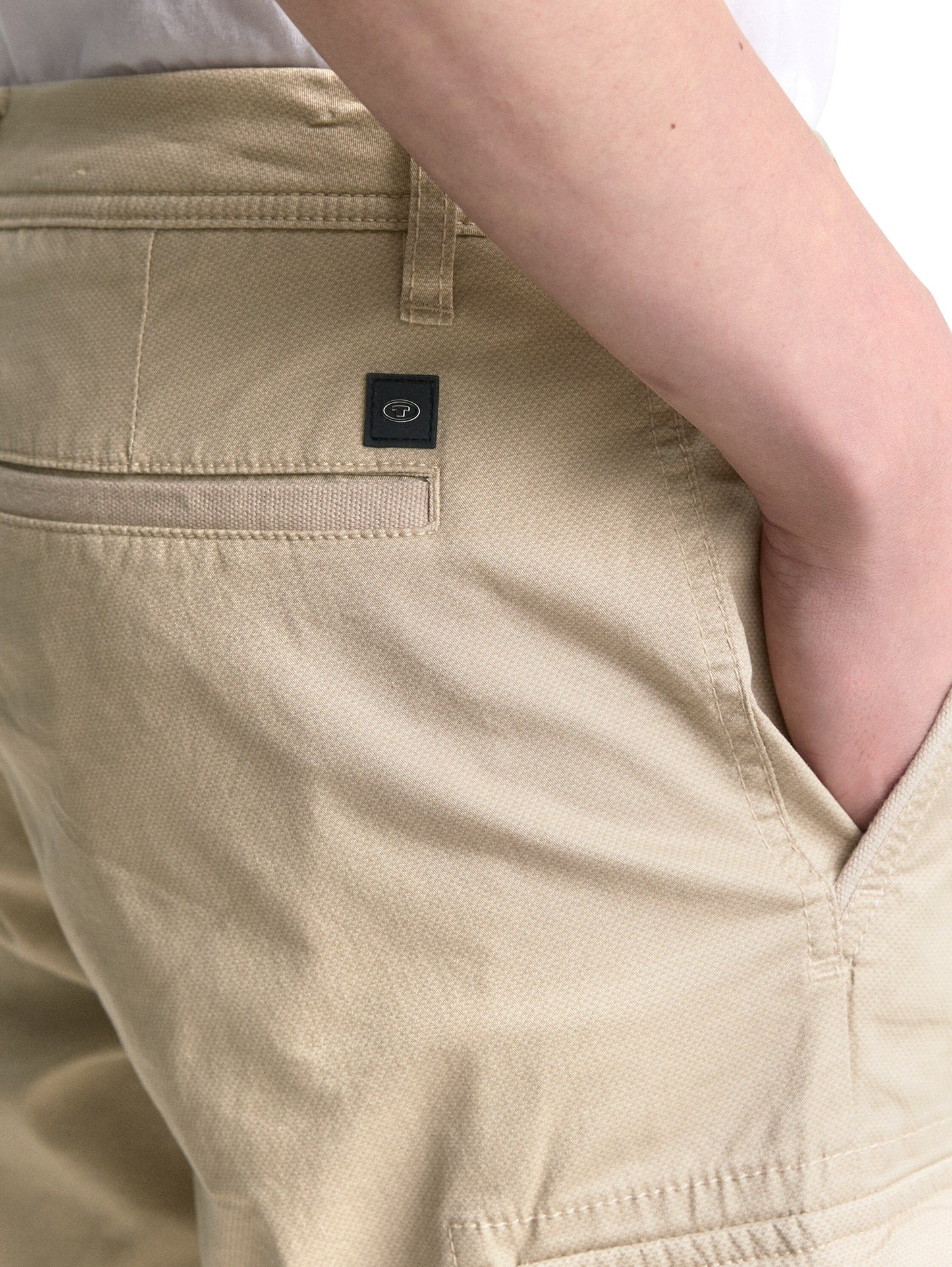 Tom Tailor Herren Cargo Shorts beige