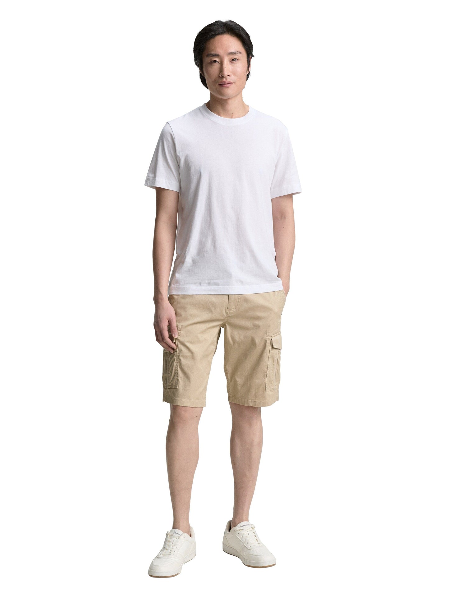 Tom Tailor Herren Cargo Shorts beige