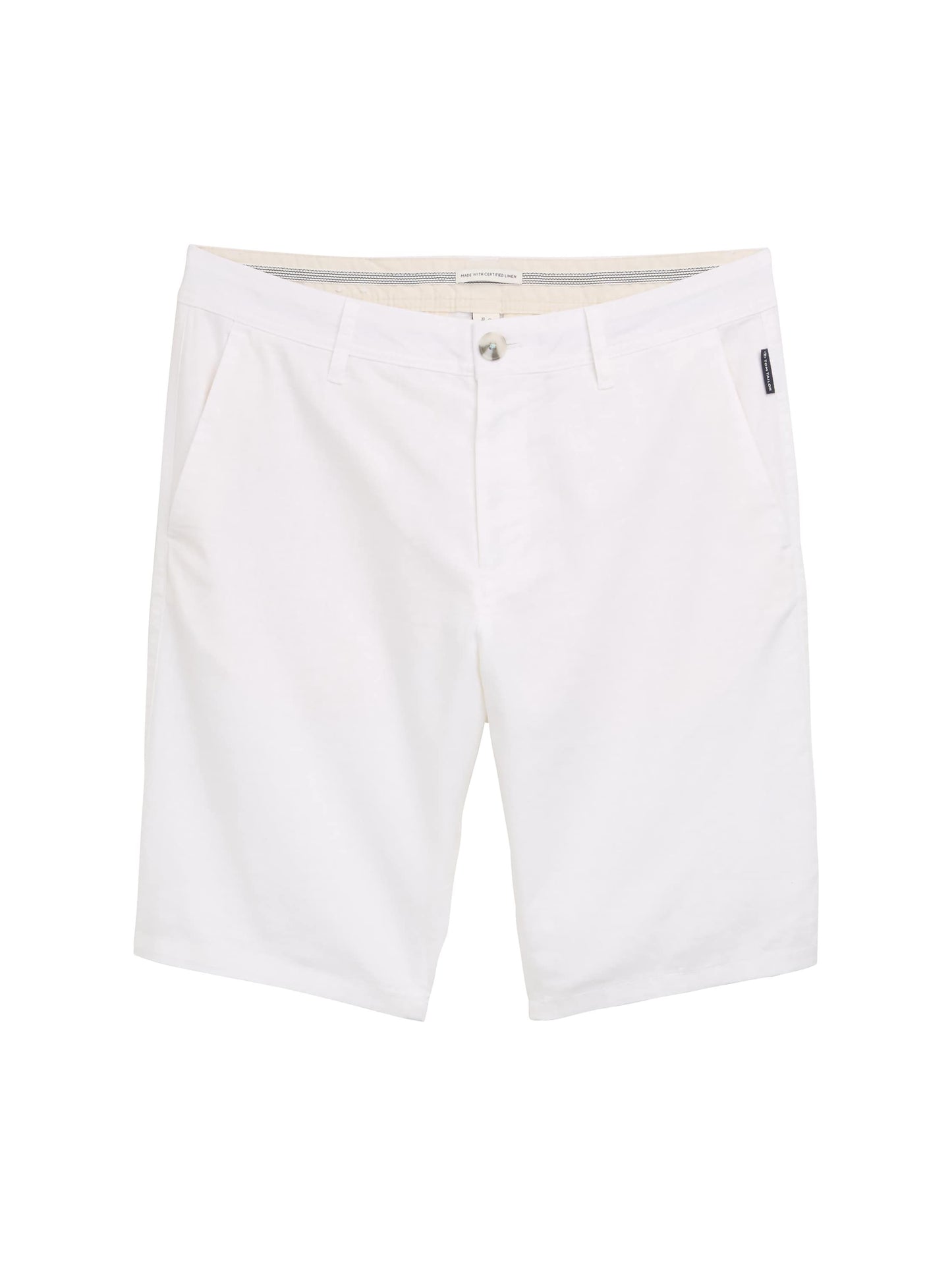Tom Tailor Herren Slim Chino Shorts weiß