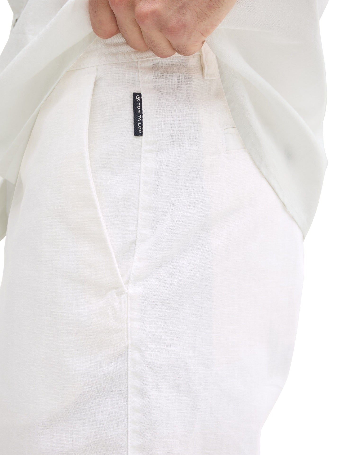 Tom Tailor Herren Slim Chino Shorts weiß