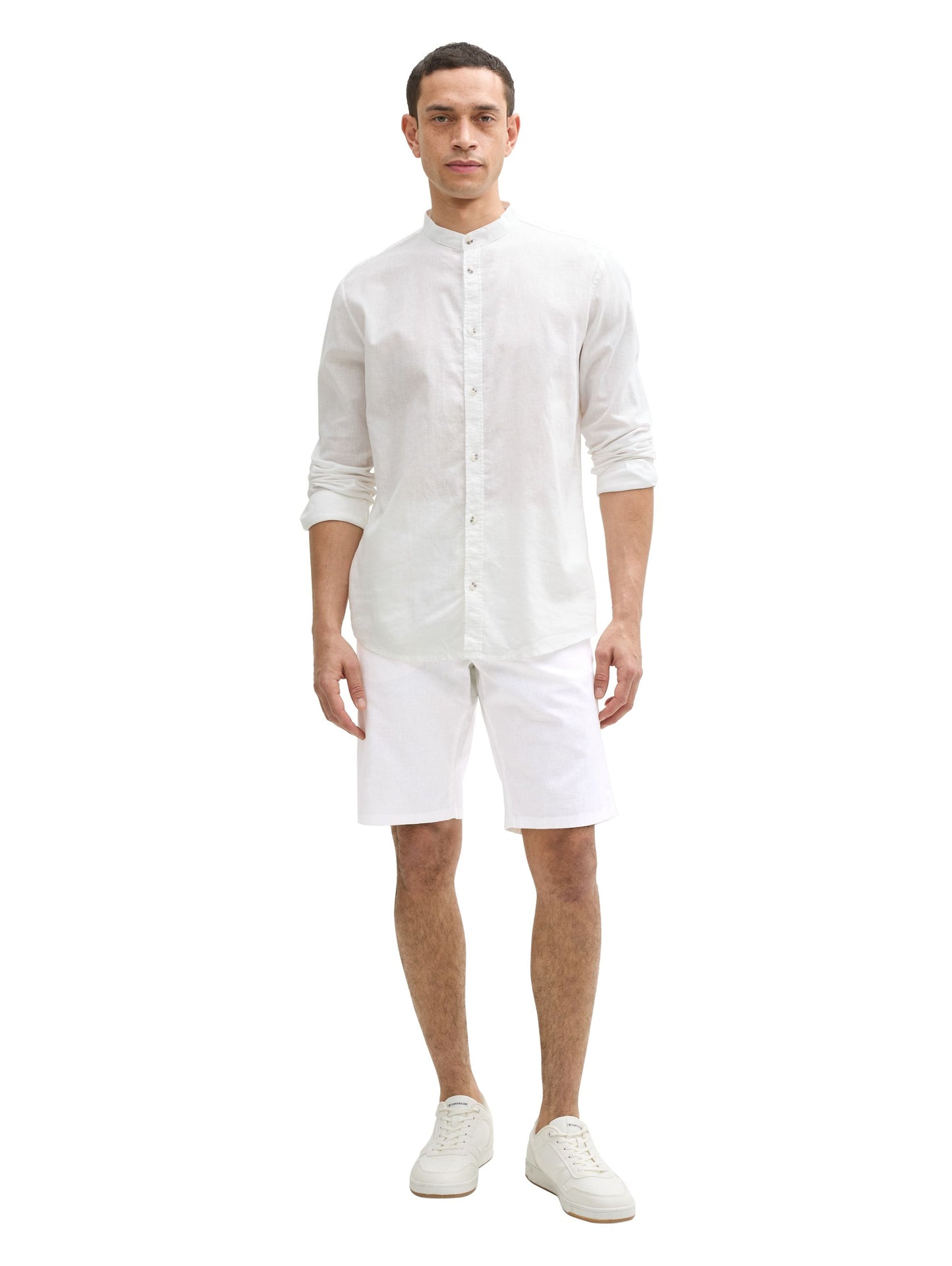Tom Tailor Herren Slim Chino Shorts weiß