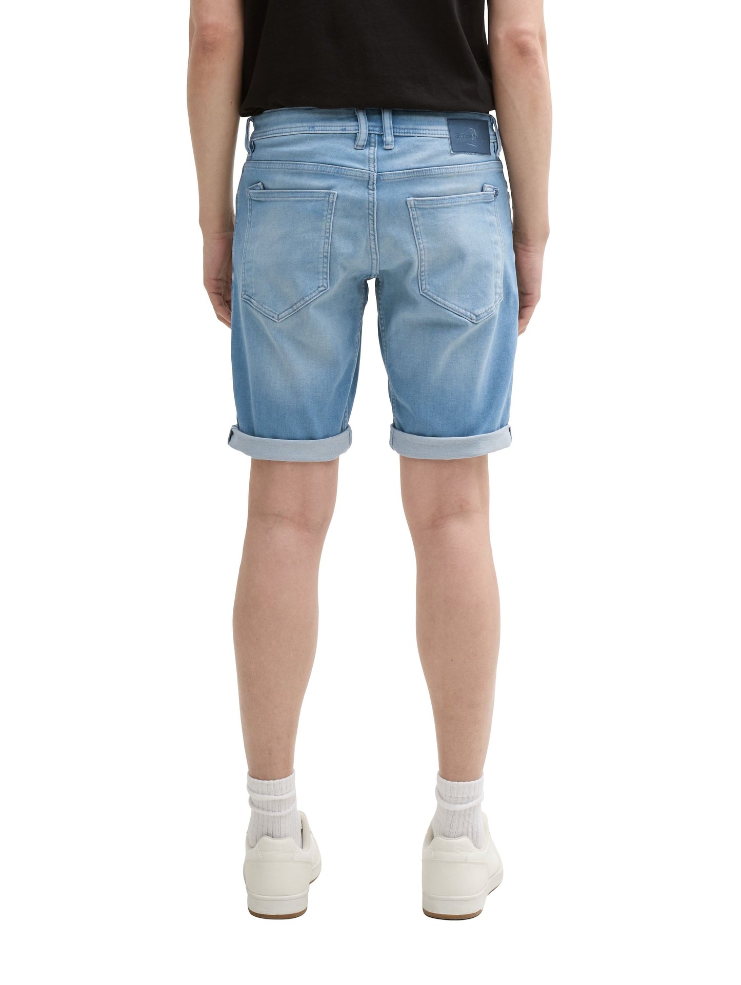 Tom Tailor Herren Slim Jeans Shorts blau