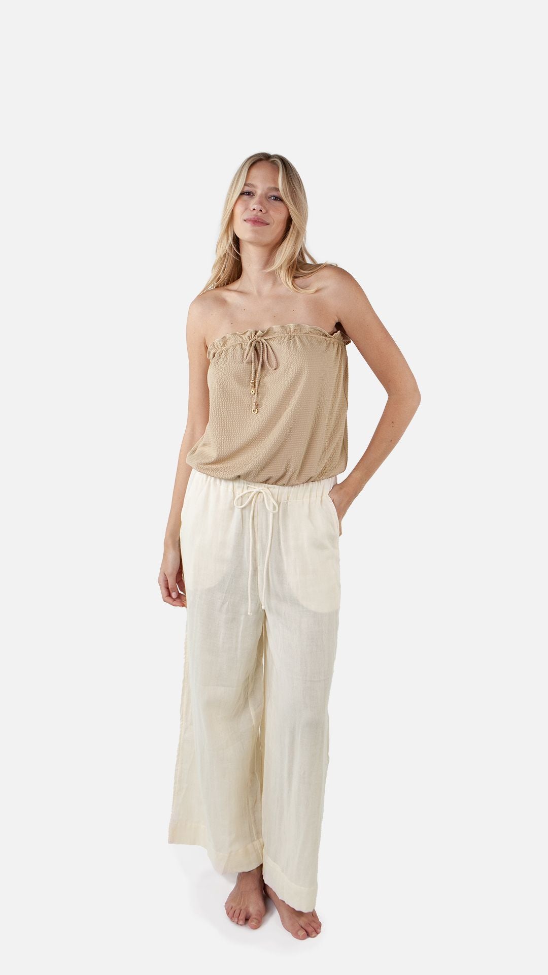 Barts Damen Hose Wollam Pants weiß