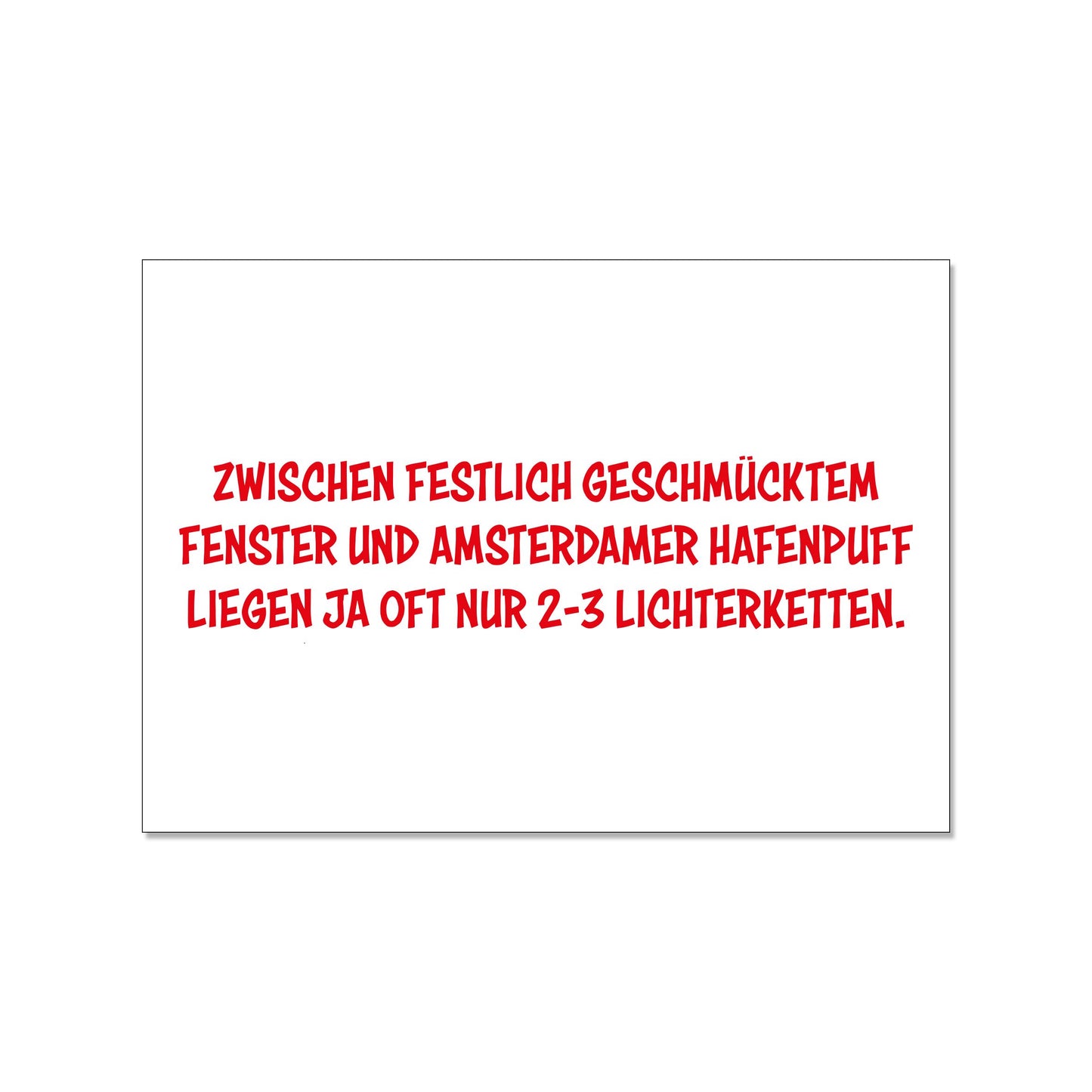 17;30 Hamburg Postkarte quer weiß