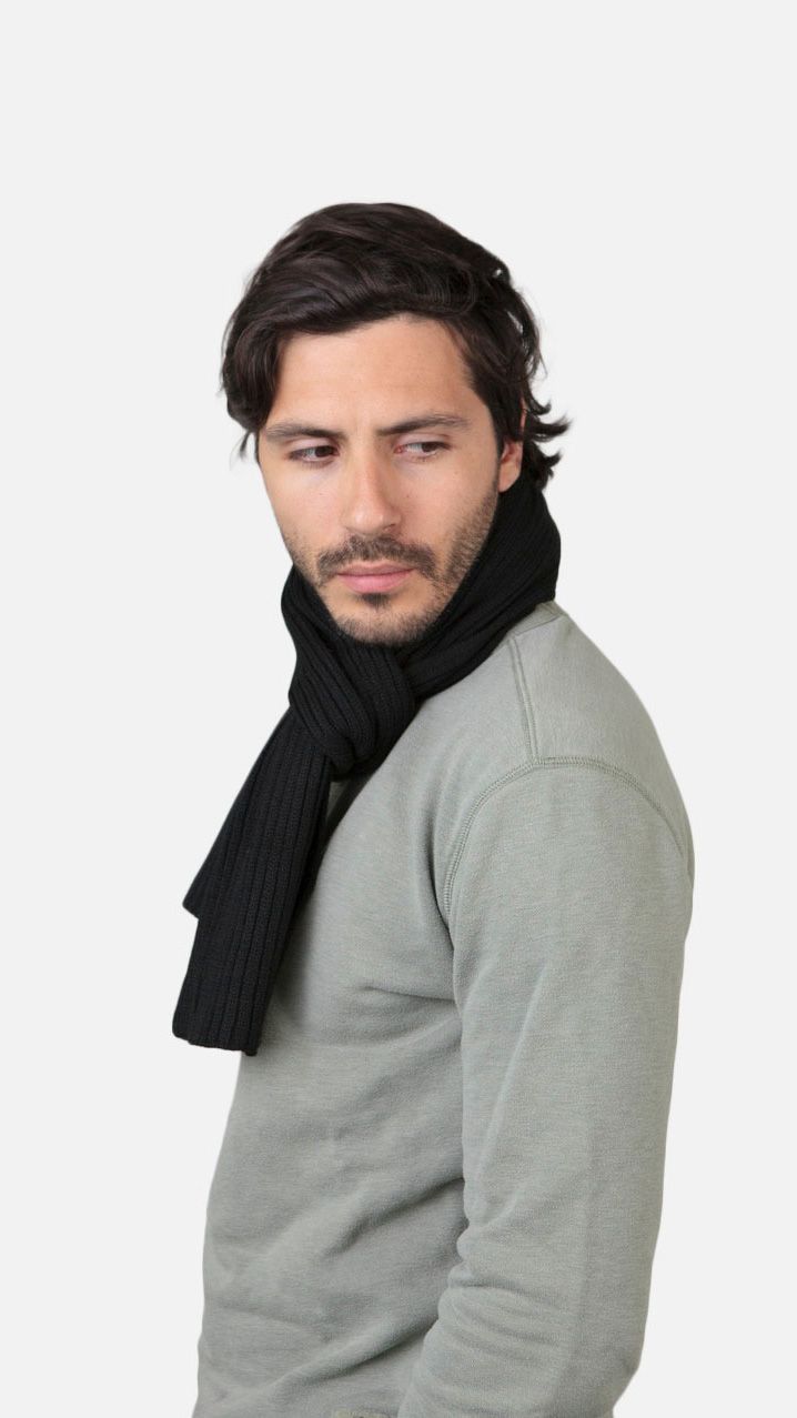 Barts Schal Wilbert Scarf schwarz