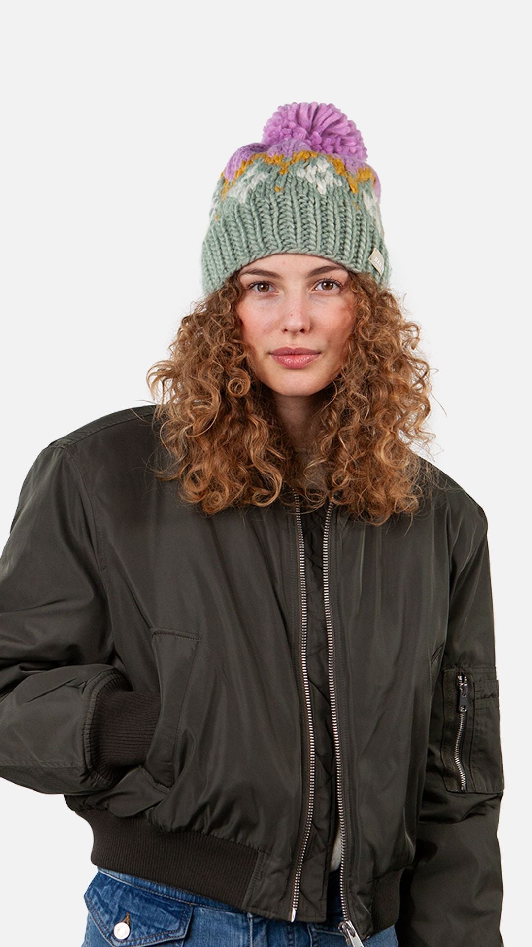 Barts Damen Beanie Curley grün