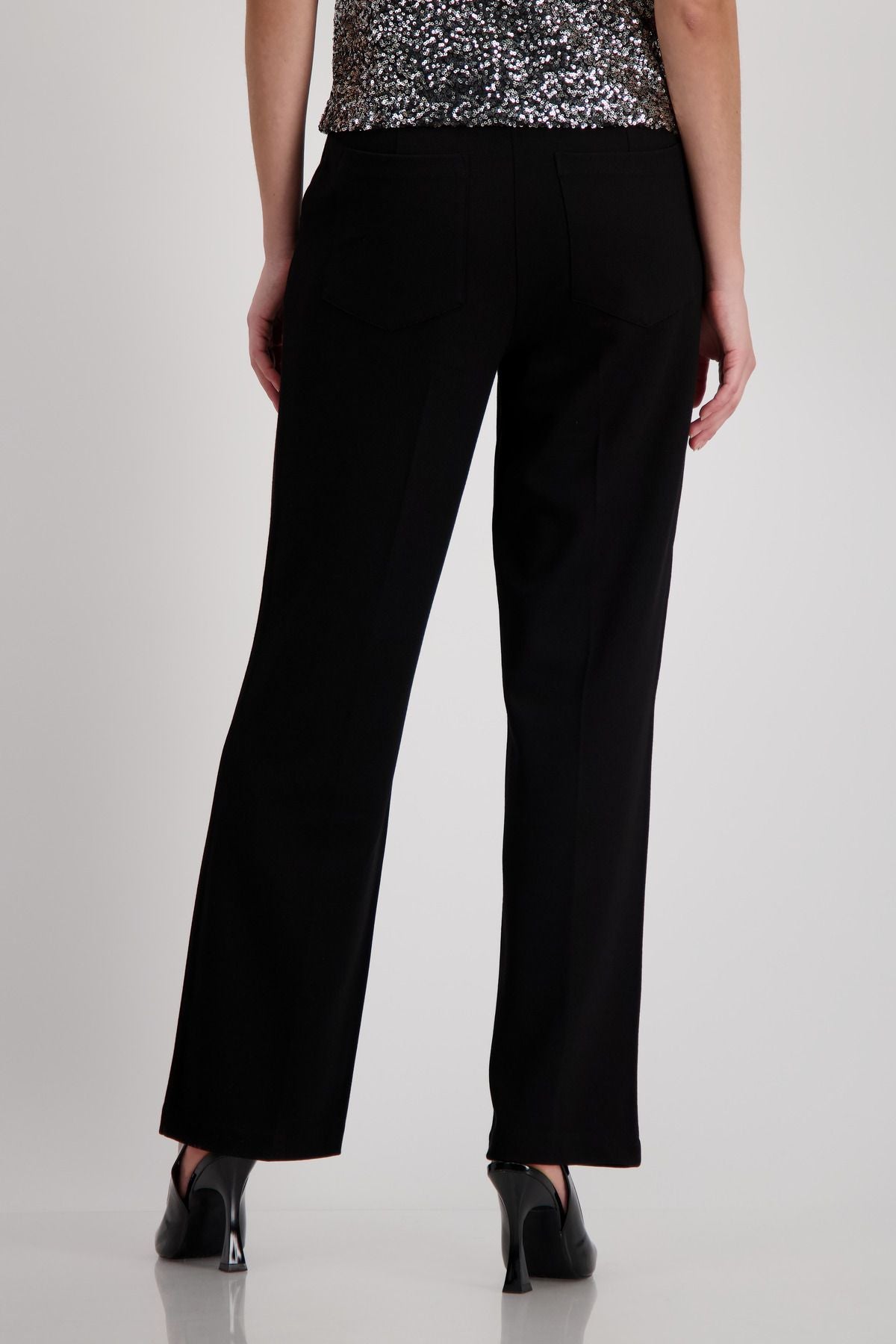 Monari Damen Jogger Hose schwarz