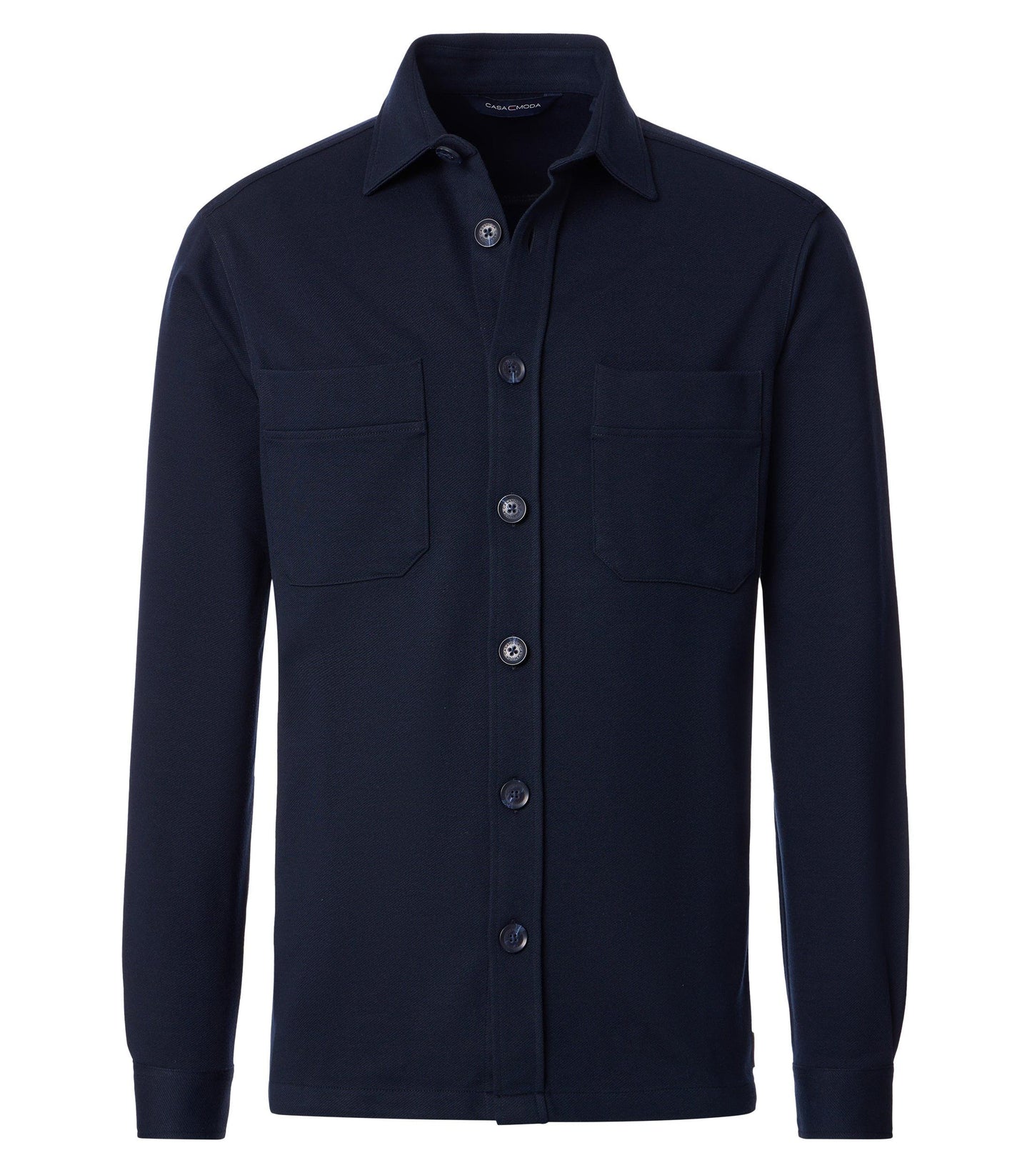 Casa Moda Herren Hemdjacke blau