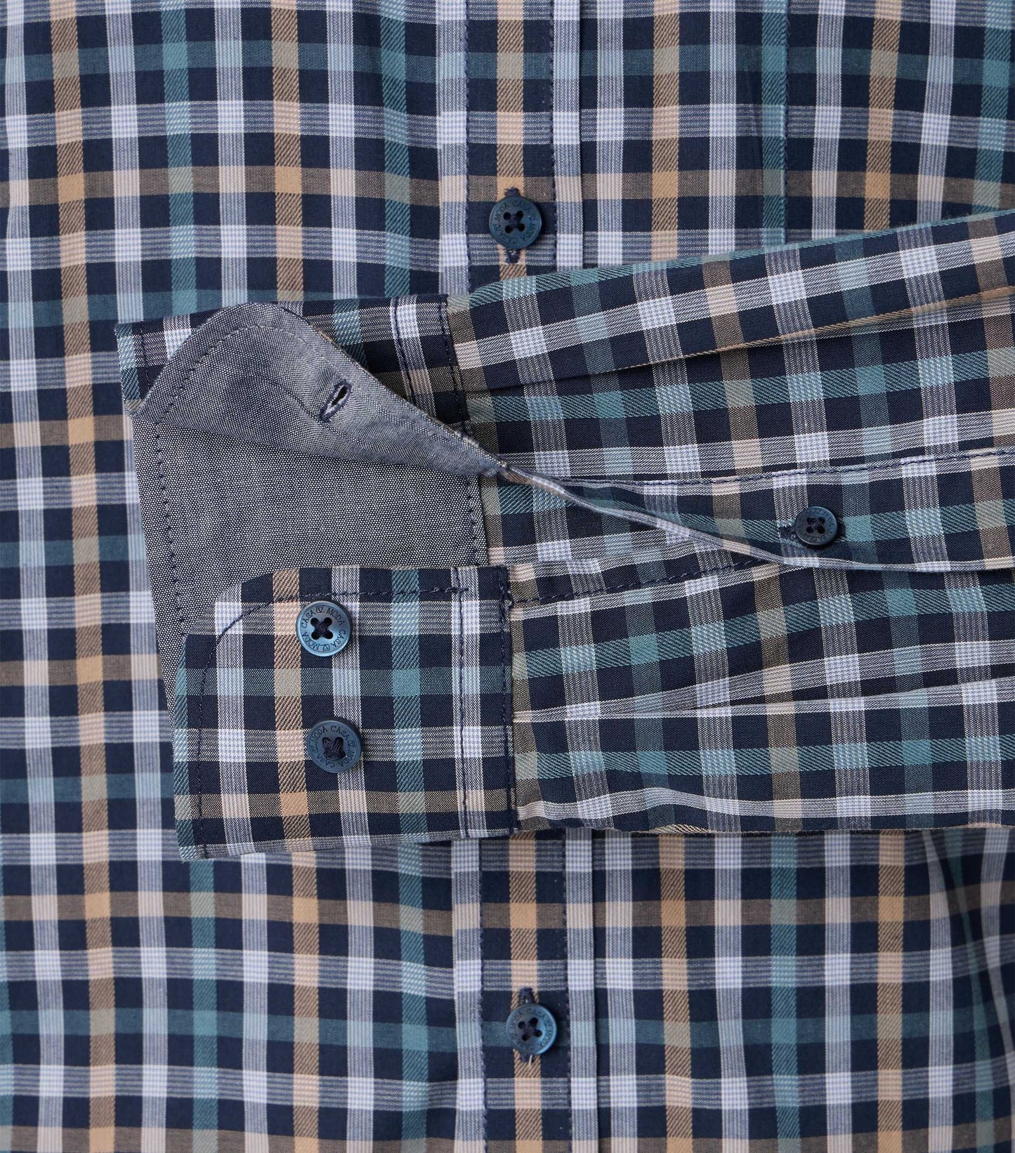Casa Moda Herren Freizeithemd blau