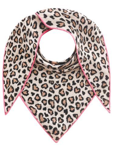 Zwillingsherz Damen Schal Leoherz beige