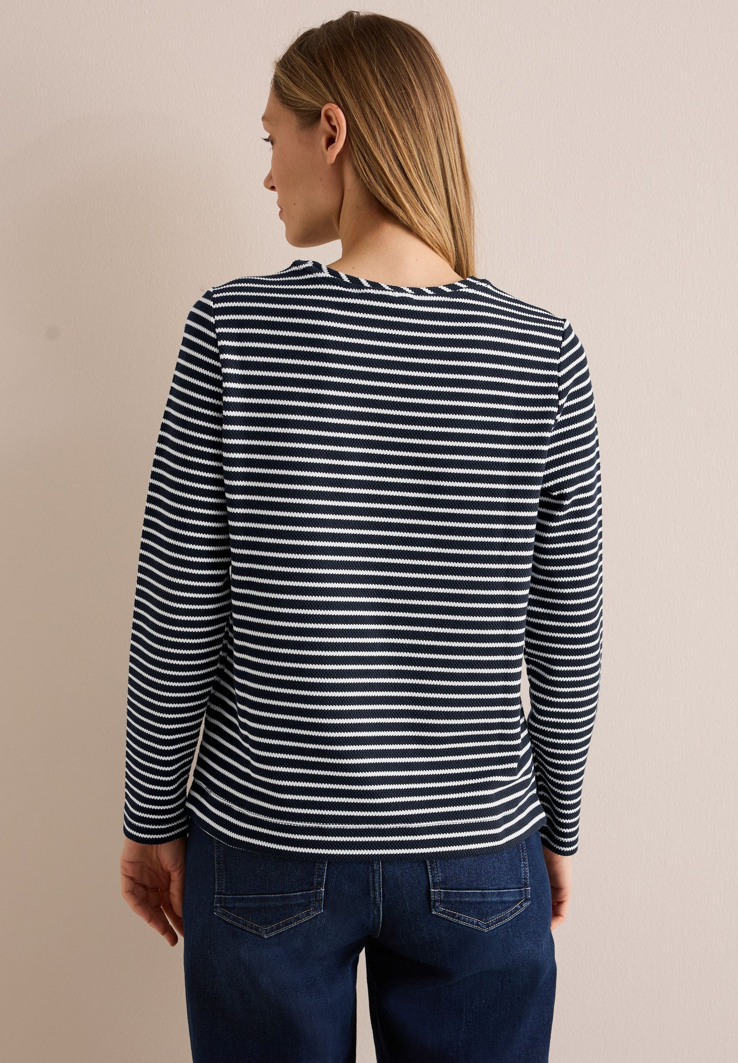 Cecil Damen Langarmshirt blau