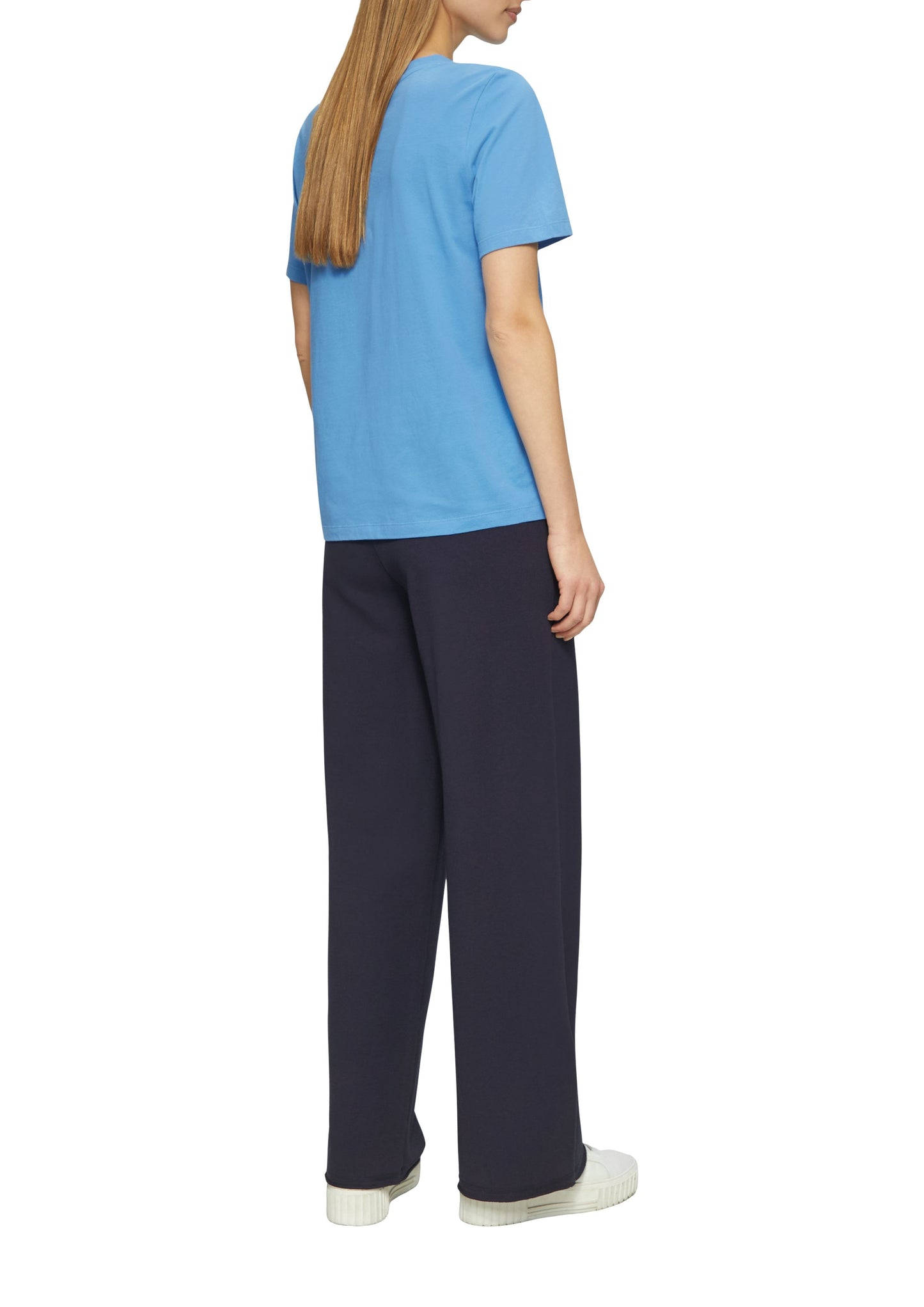 s.Oliver Damen T-Shirt blau
