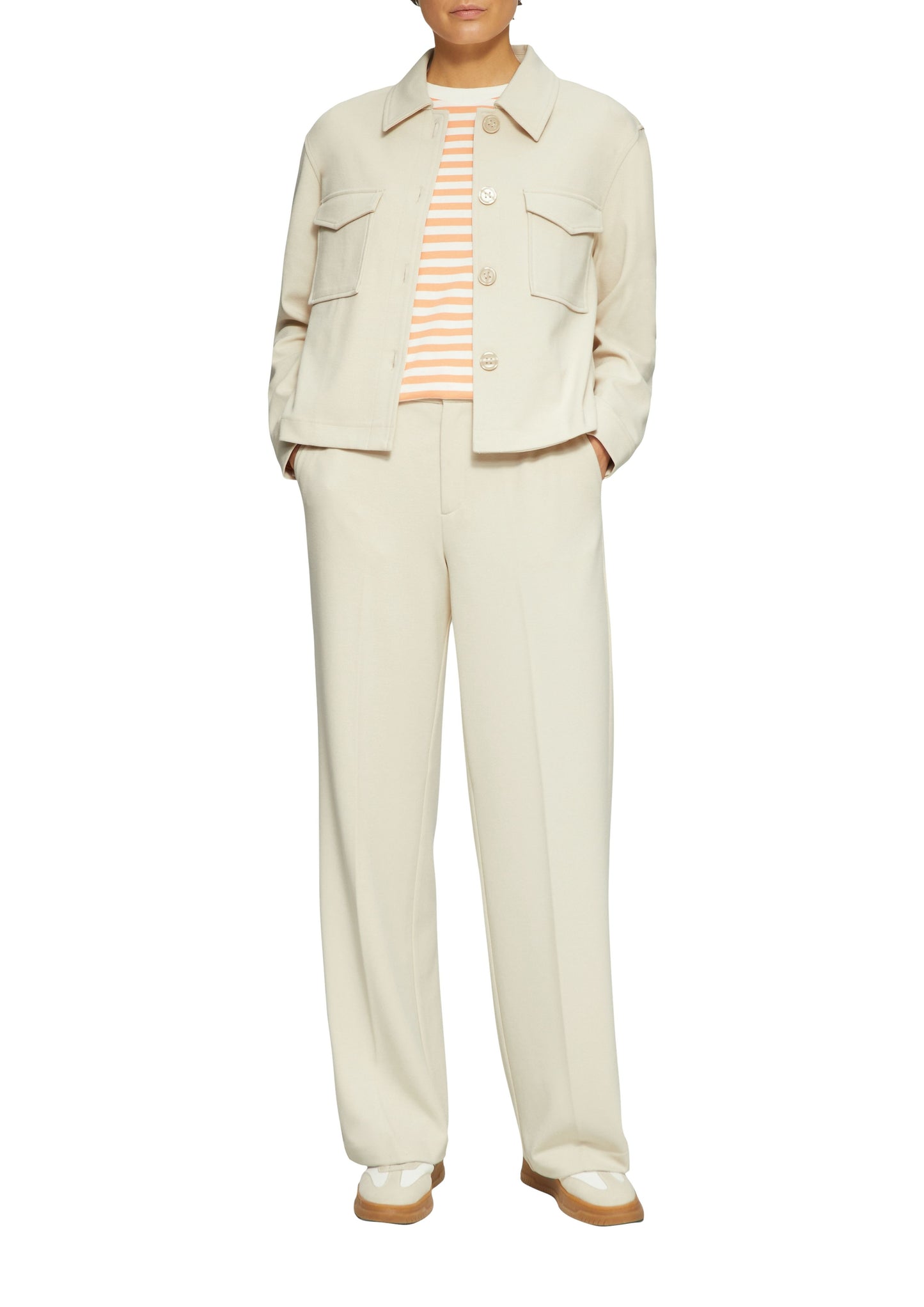 s.Oliver Damen Hose beige