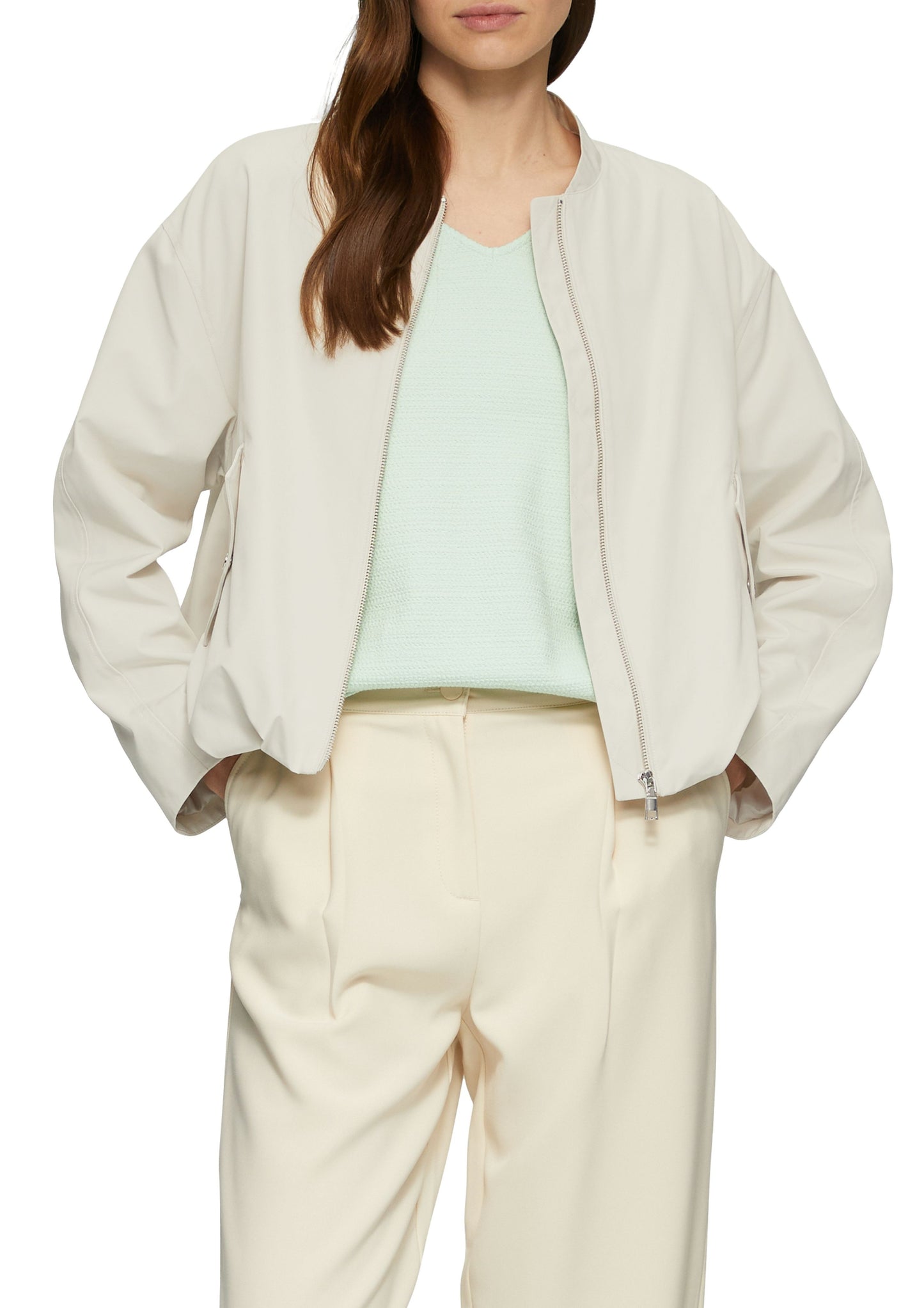 s.Oliver Damen Jacke Outdoor weiß