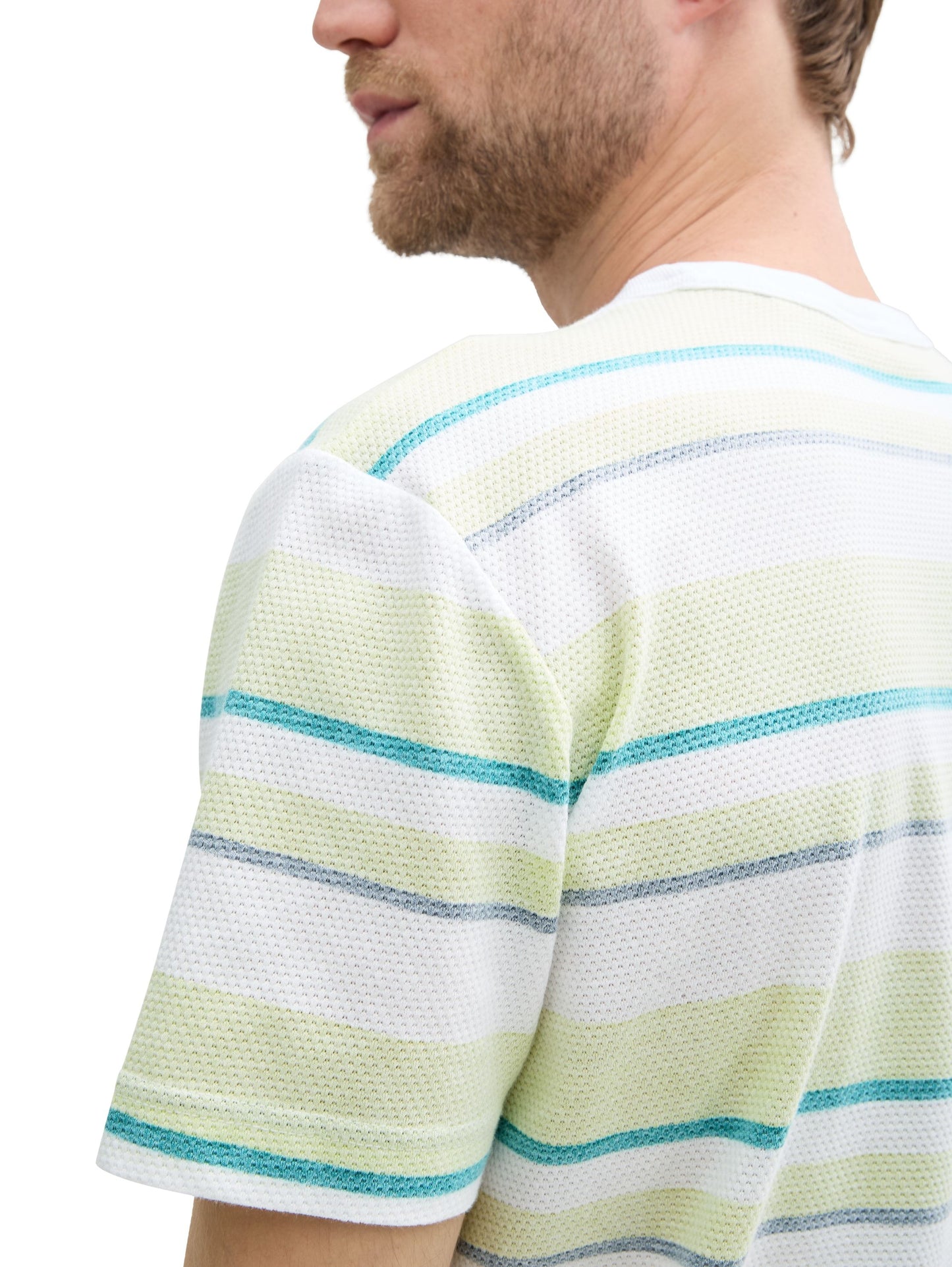 Tom Tailor – Tom Tailor Herren T-Shirt im Streifenmuster