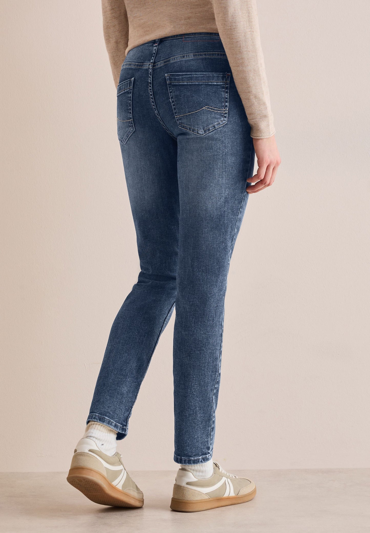 Cecil Damen Jeans blau