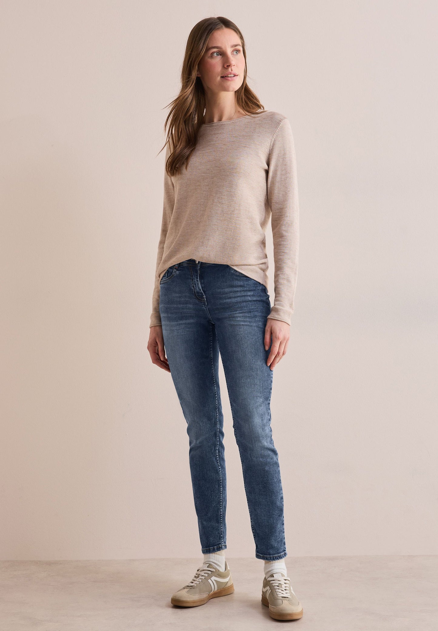 Cecil Damen Jeans blau