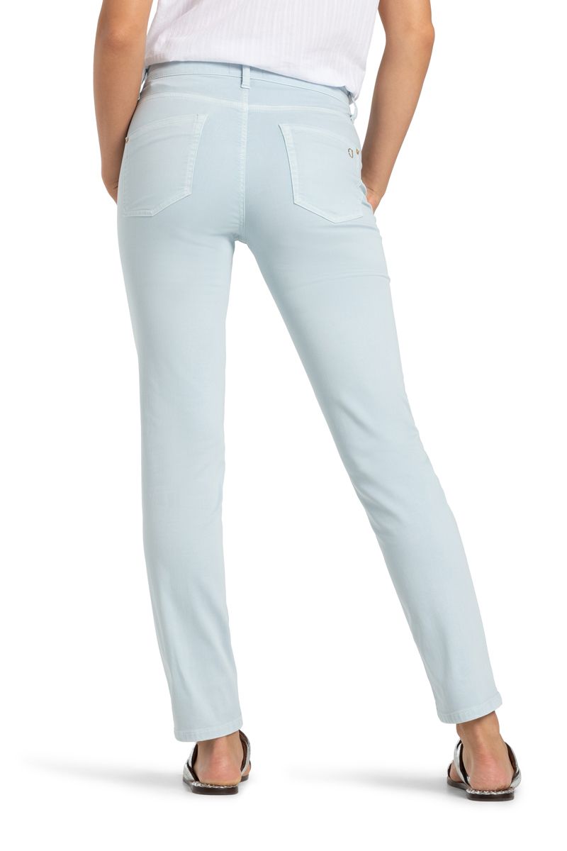 Cambio Damen Jeans Piper cropped seam blau