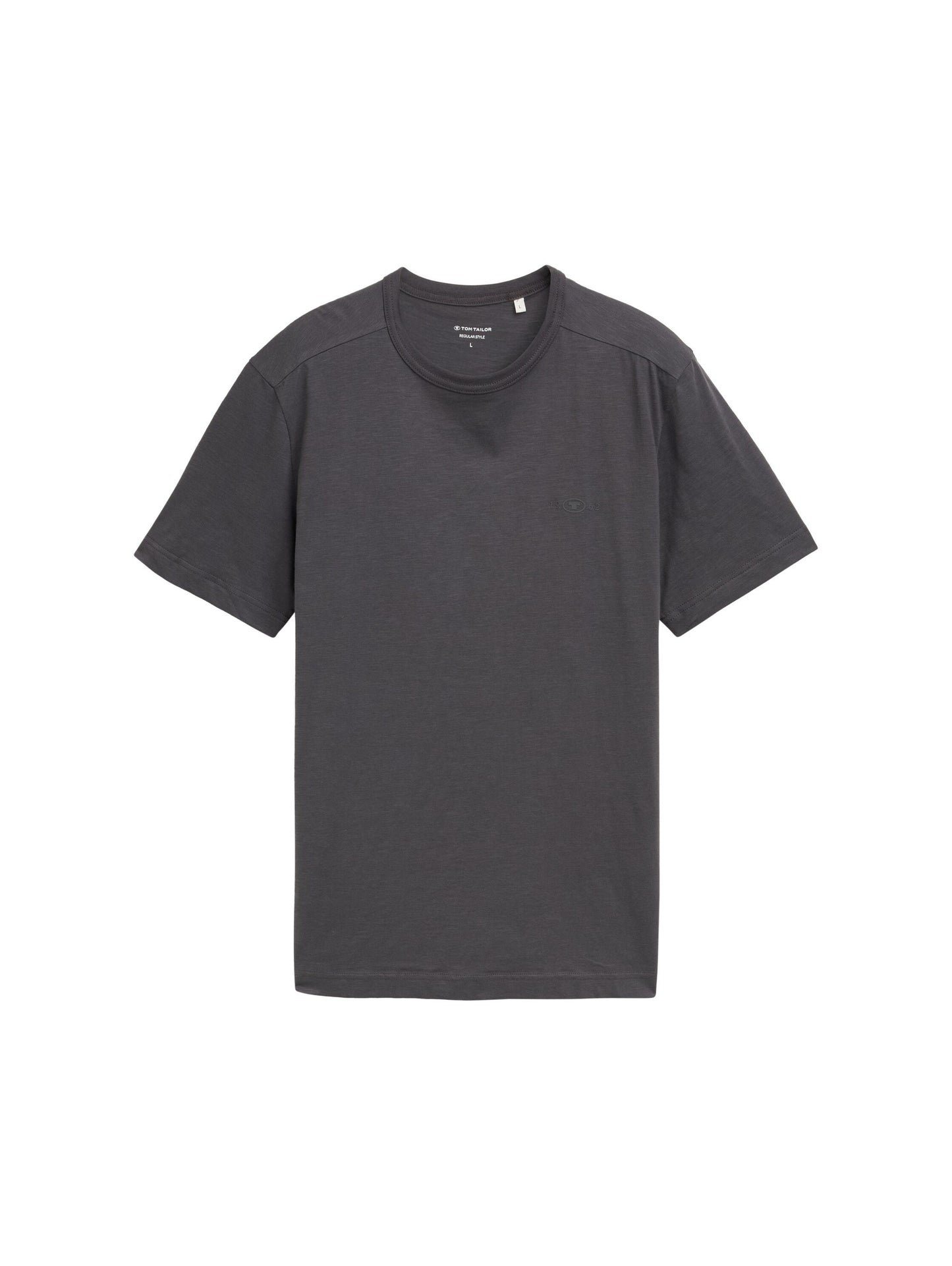 Tom Tailor Herren Basic T-Shirt XXXL grau