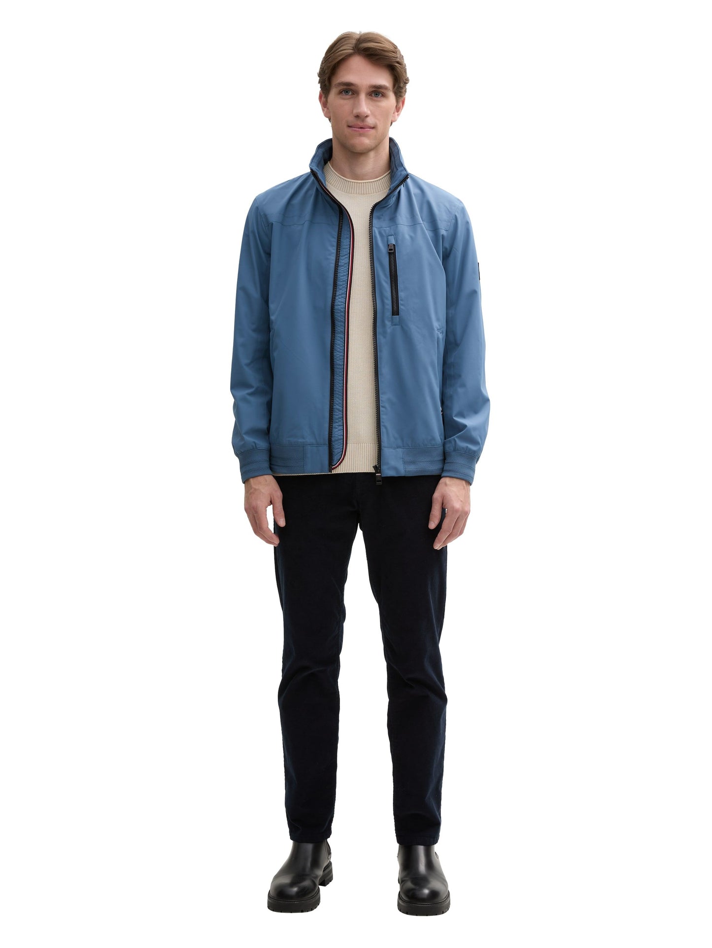 Tom Tailor Herren Blouson Jacke blau