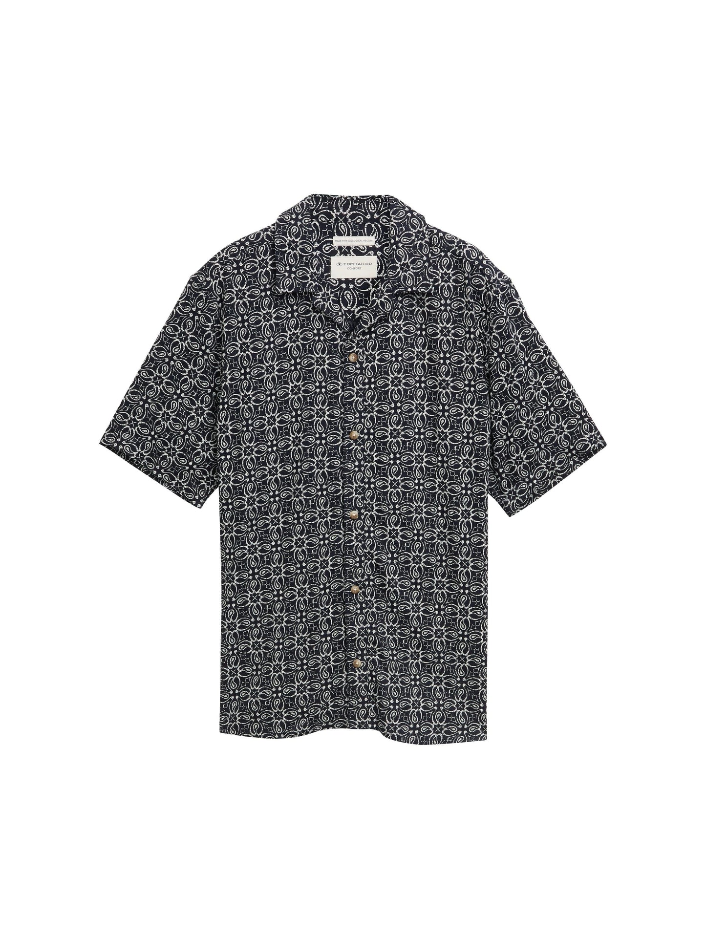 Tom Tailor Herren Kurzarmhemd XXXL blau