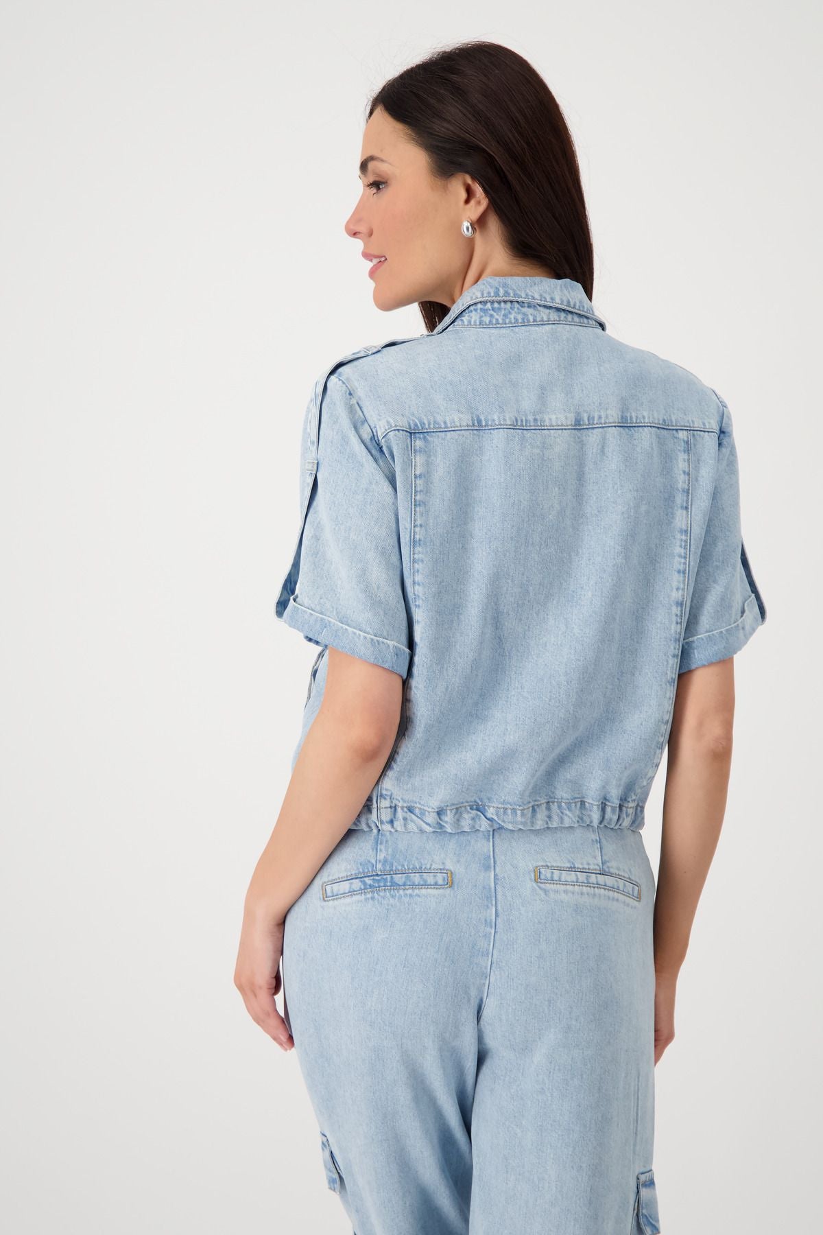 Monari Damen Jeansjacke blau