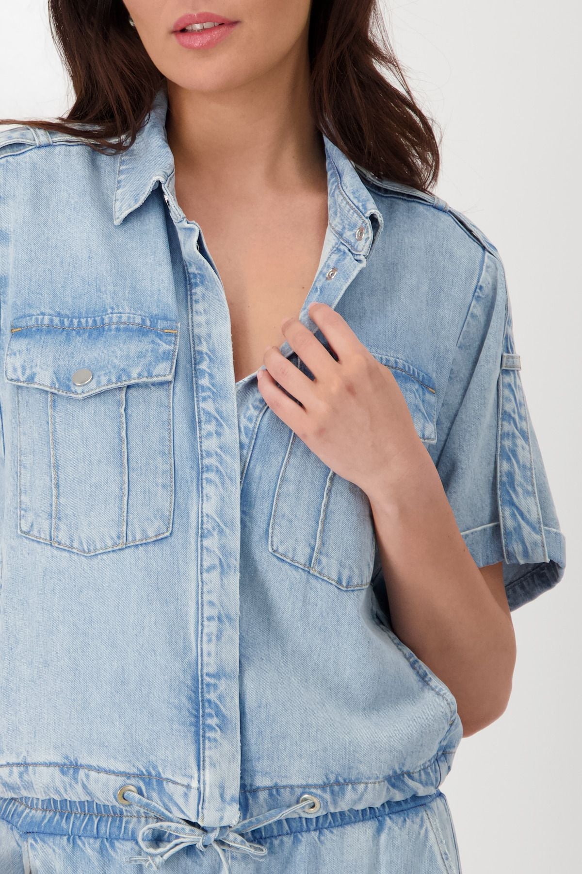 Monari Damen Jeansjacke blau