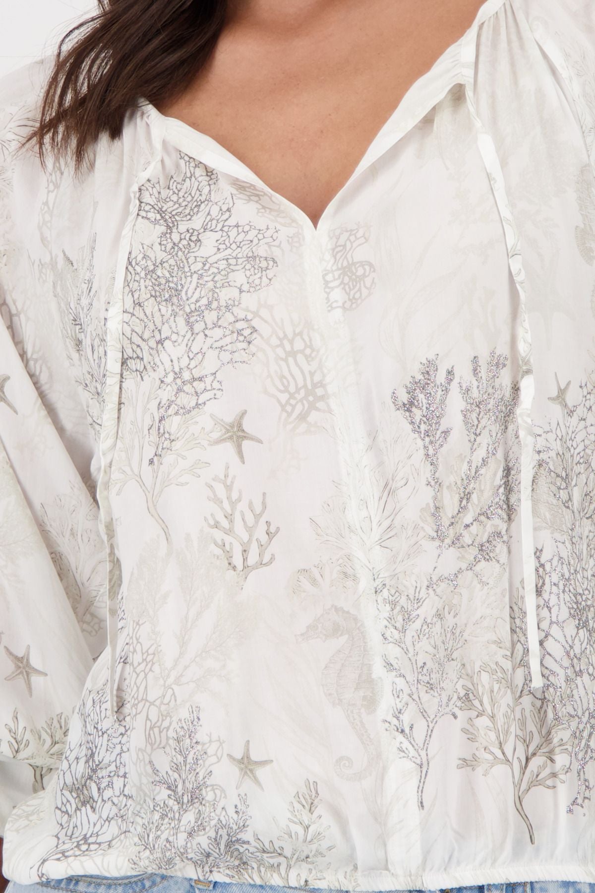 Monari Damen Bluse weiß