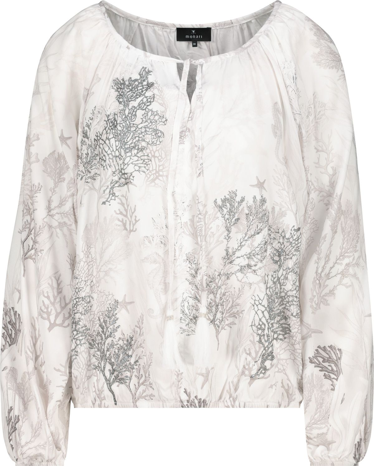 Monari Damen Bluse weiß