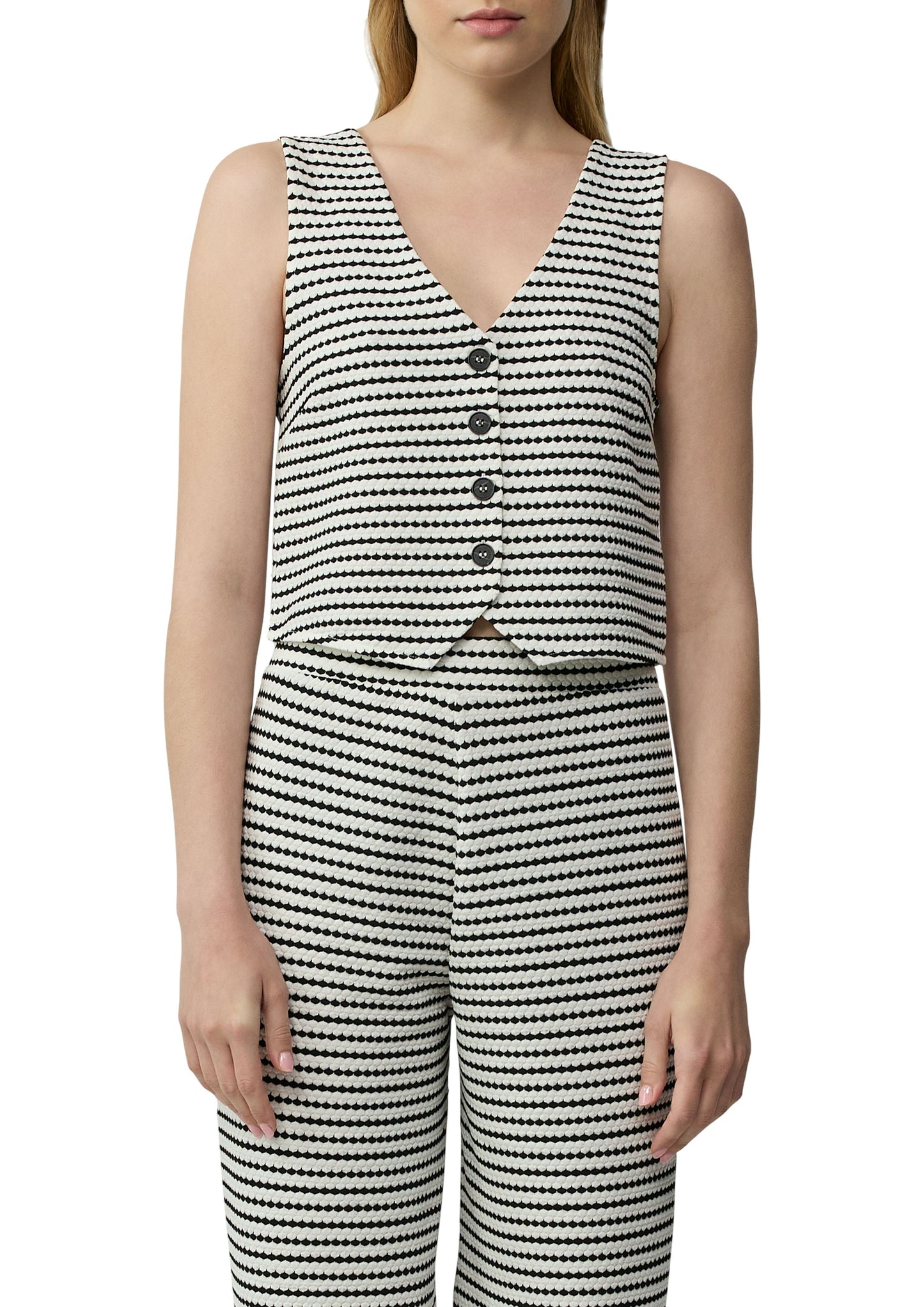 S.Oliver Damen Indoor-Weste weiß