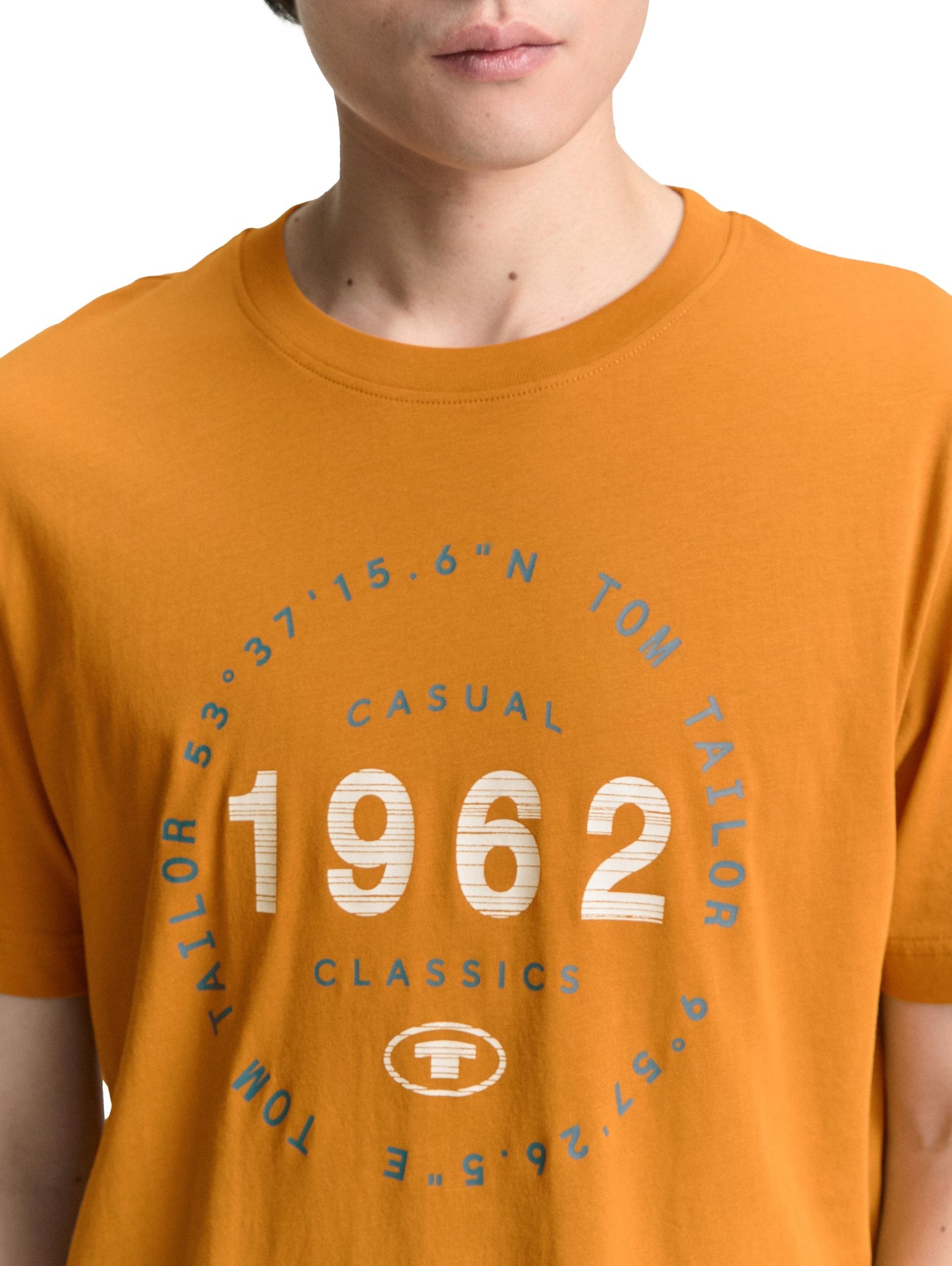 Tom Tailor Herren T-Shirt orange