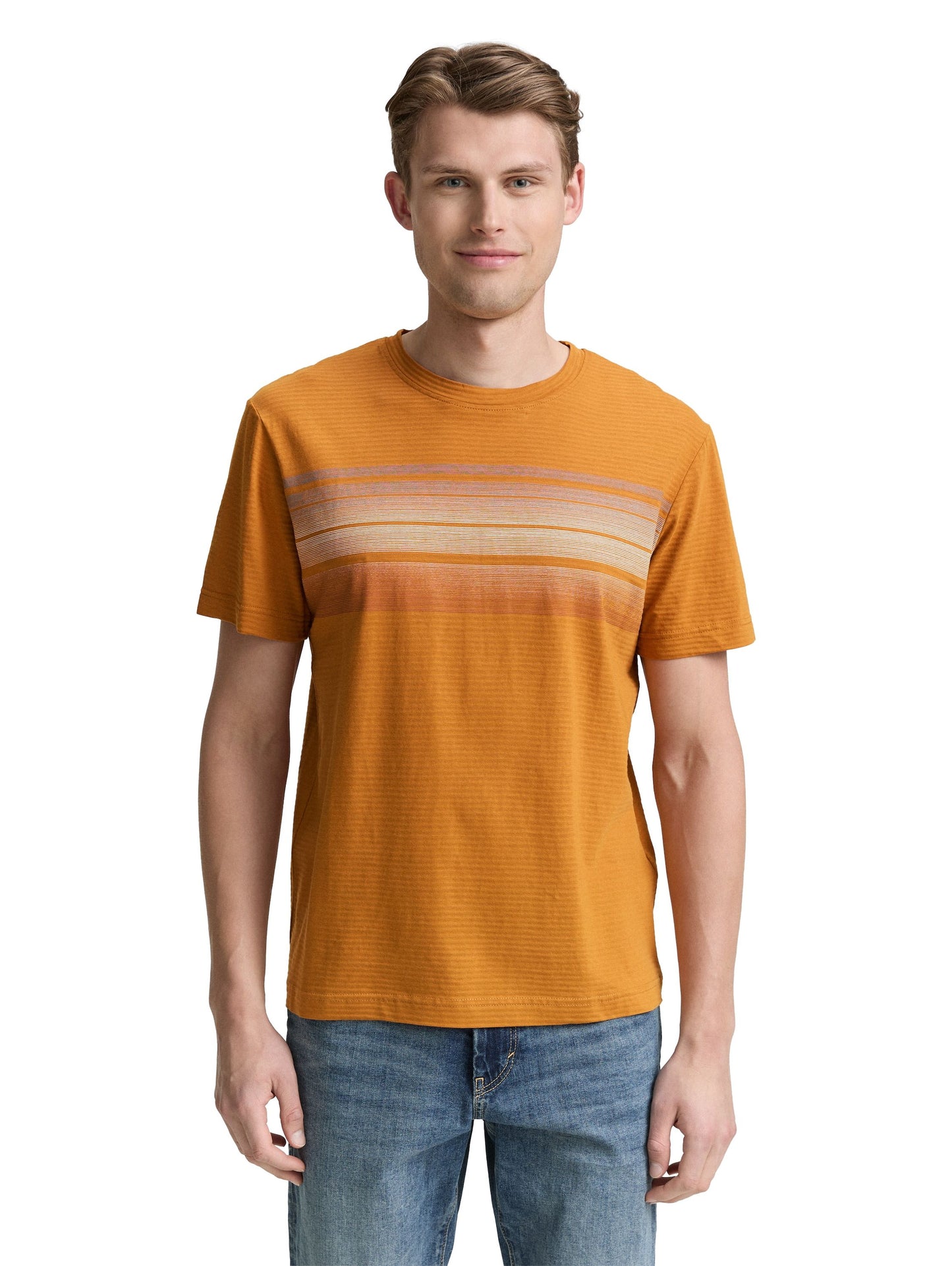 Tom Tailor Herren T-Shirt orange