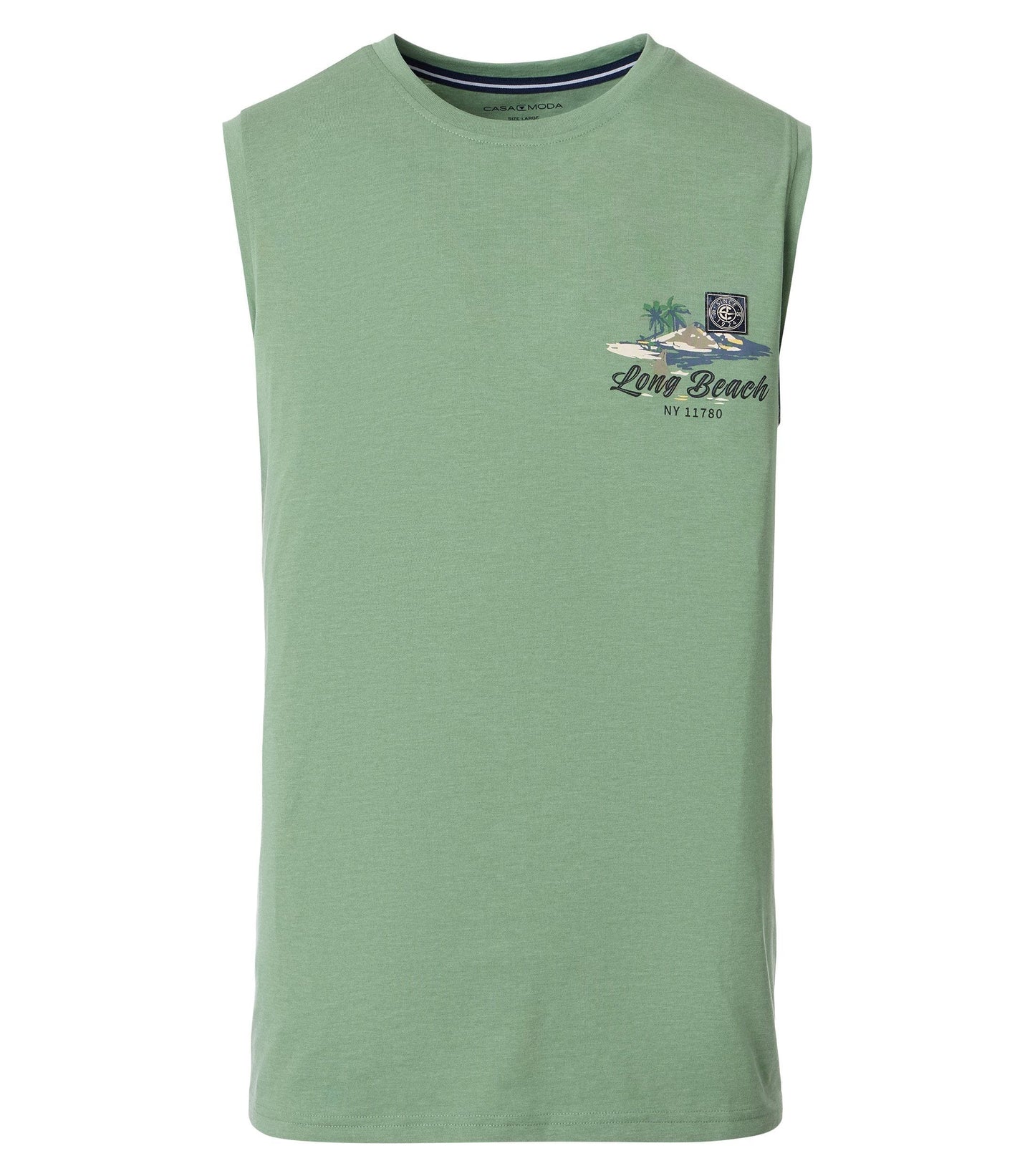 Casa Moda Herren Tanktop grün