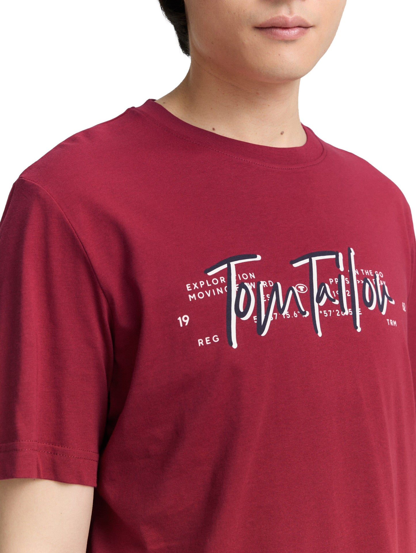 Tom Tailor Herren T-Shirt rot