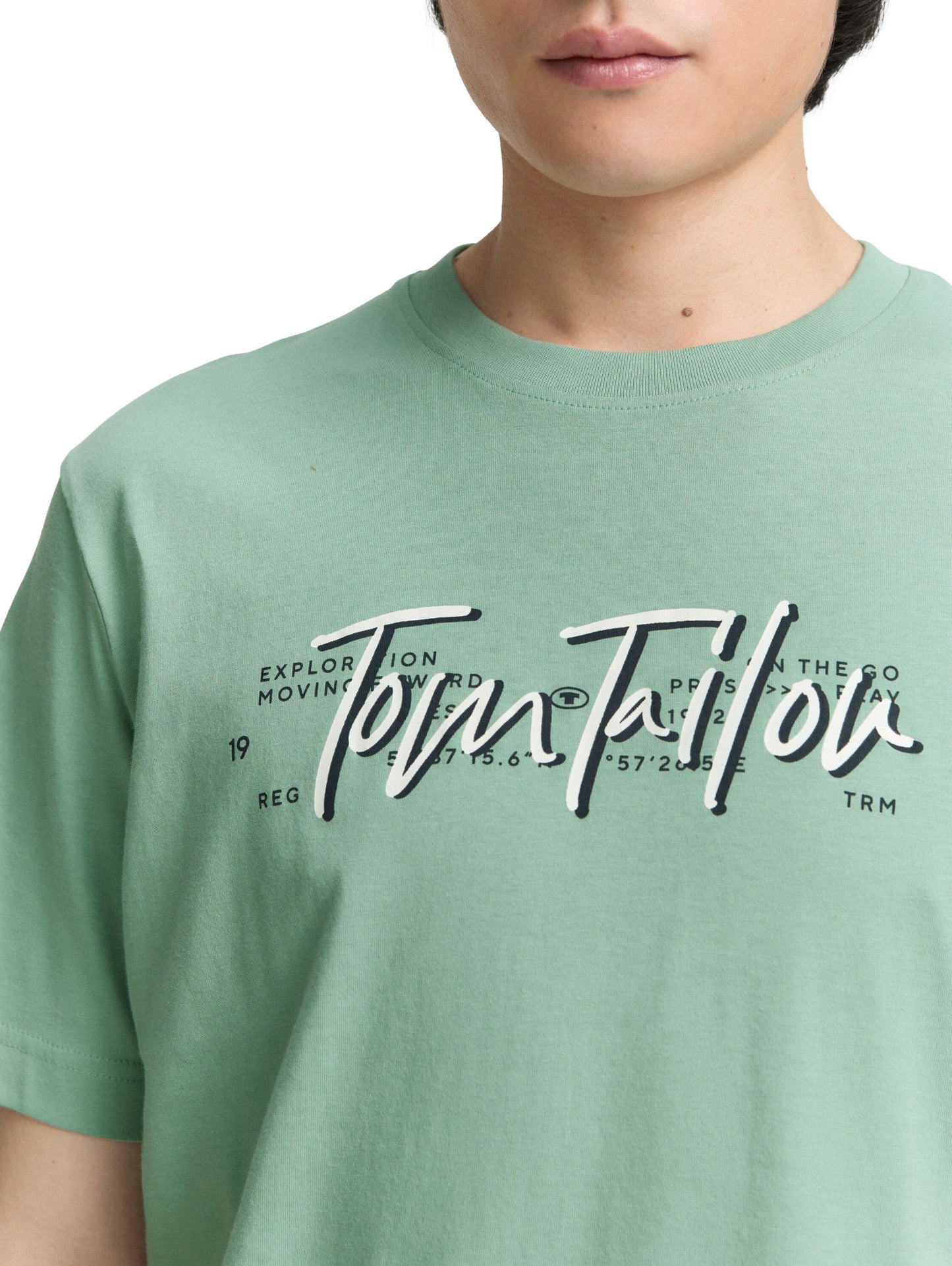 Tom Tailor Herren T-Shirt grün